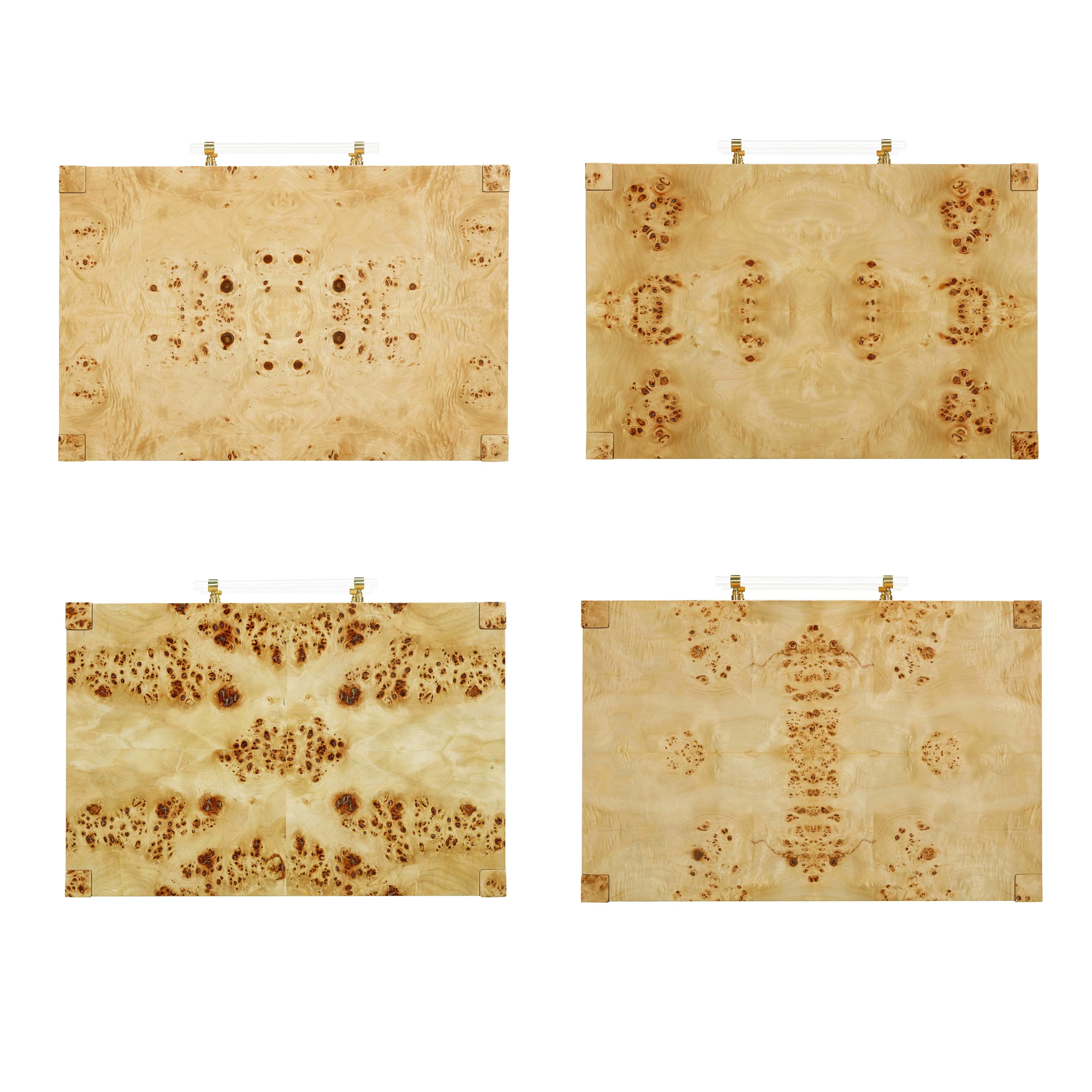 Brandyss 26" Burl 2-Drawer Nightstand - Image 8