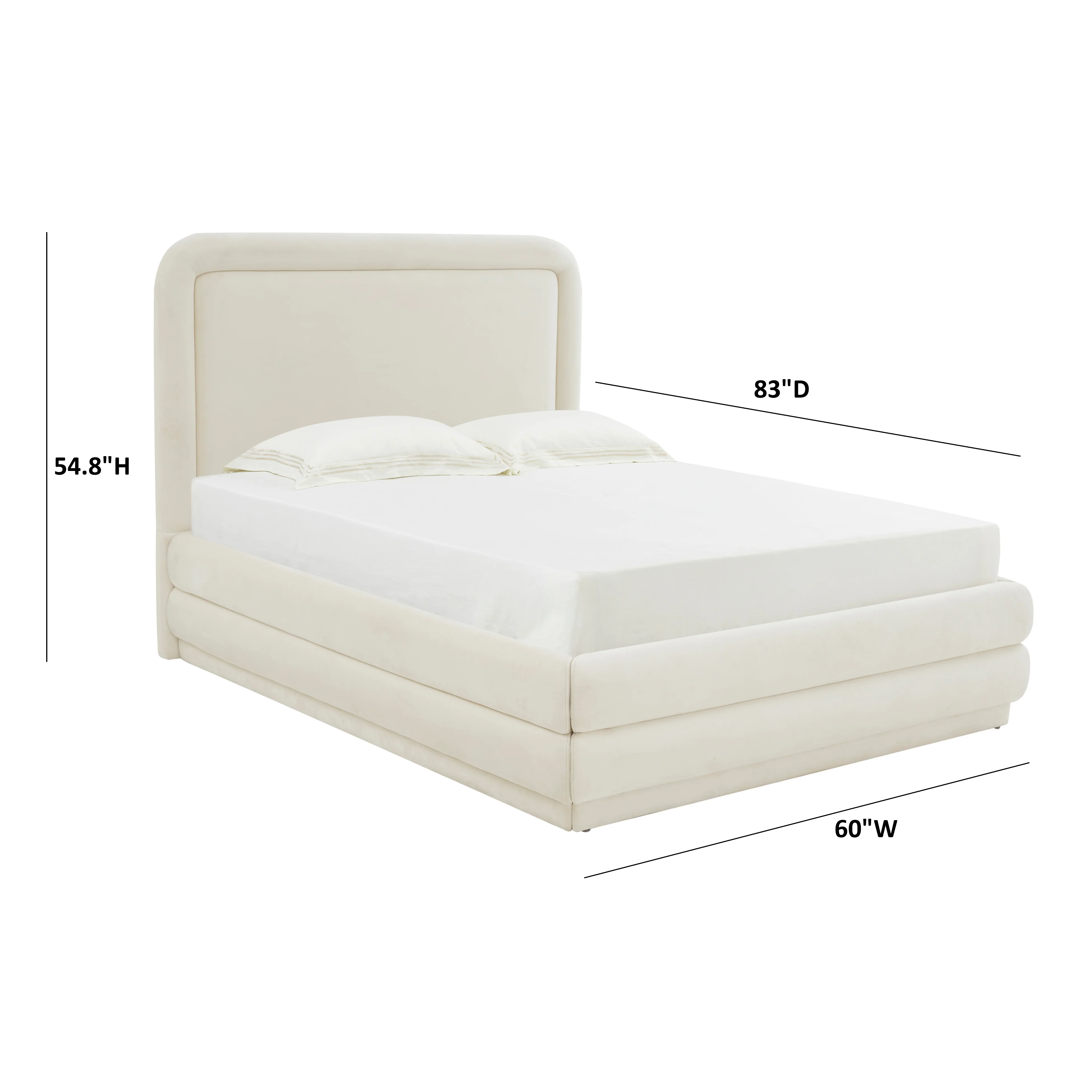 Briella Performance Velvet Bed - Image 42
