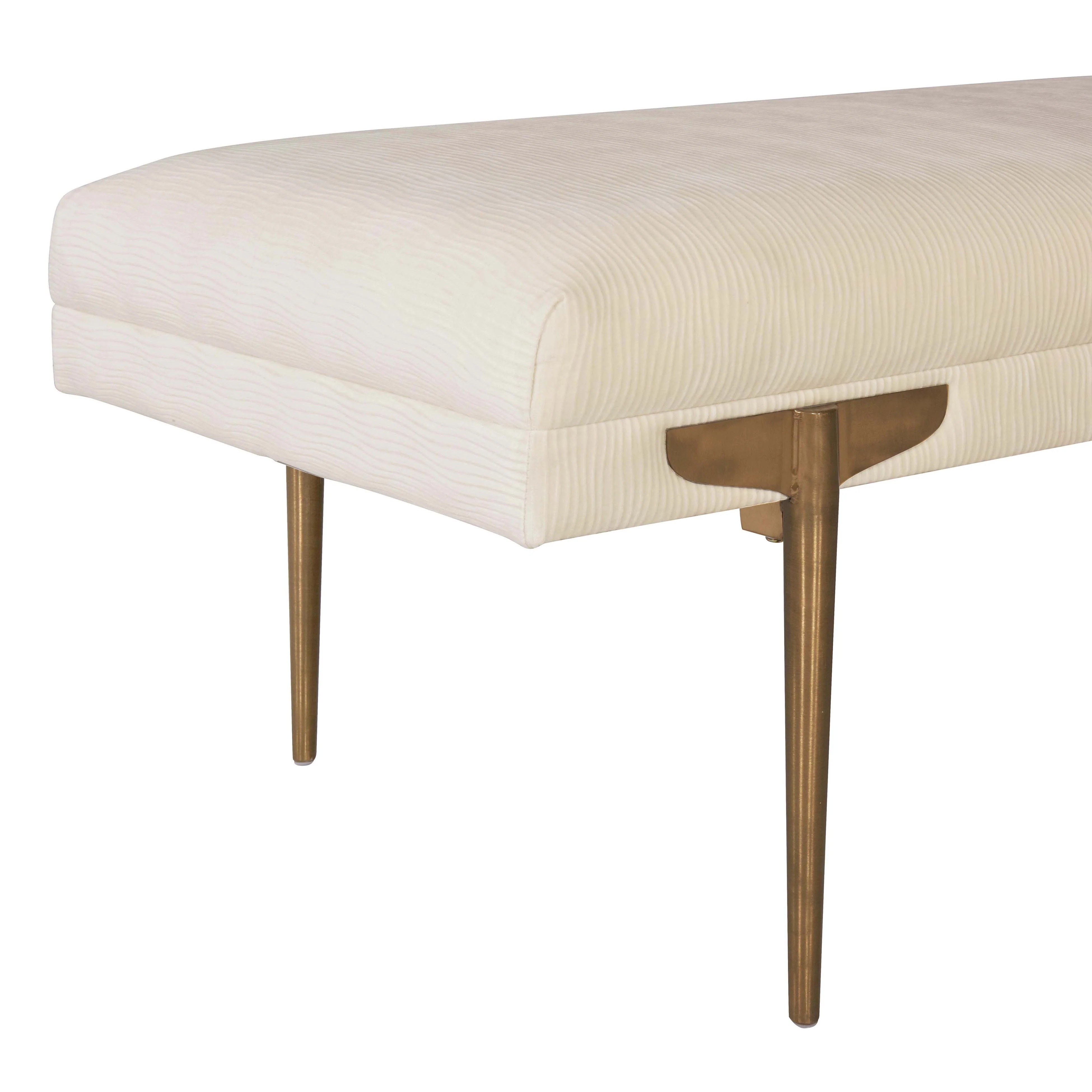 Brno 53.5" Performance Velvet Bench - Image 4