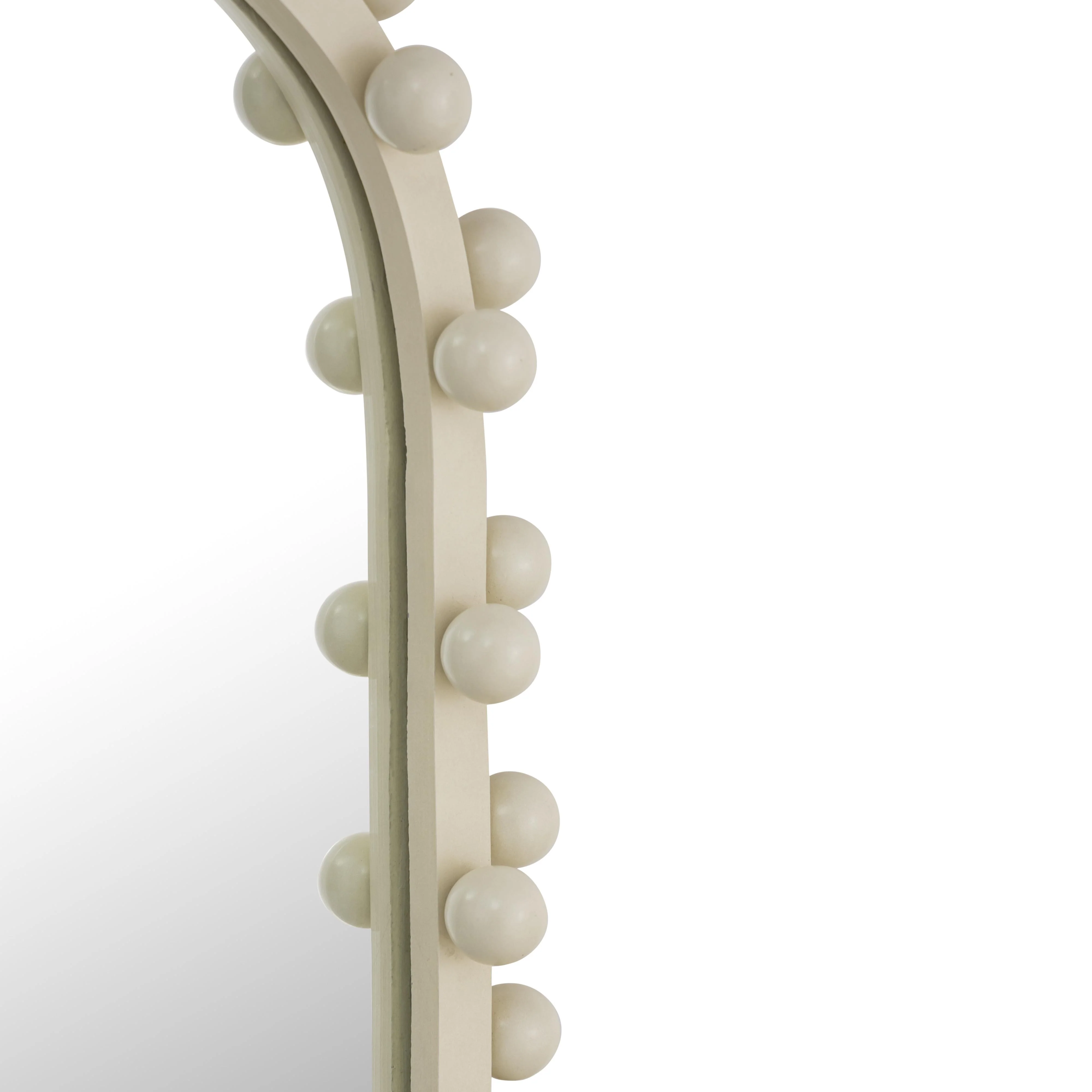 Bubbles Ivory Oval Wall Mirror (17"X31.5"-22.6"X42") - Image 12