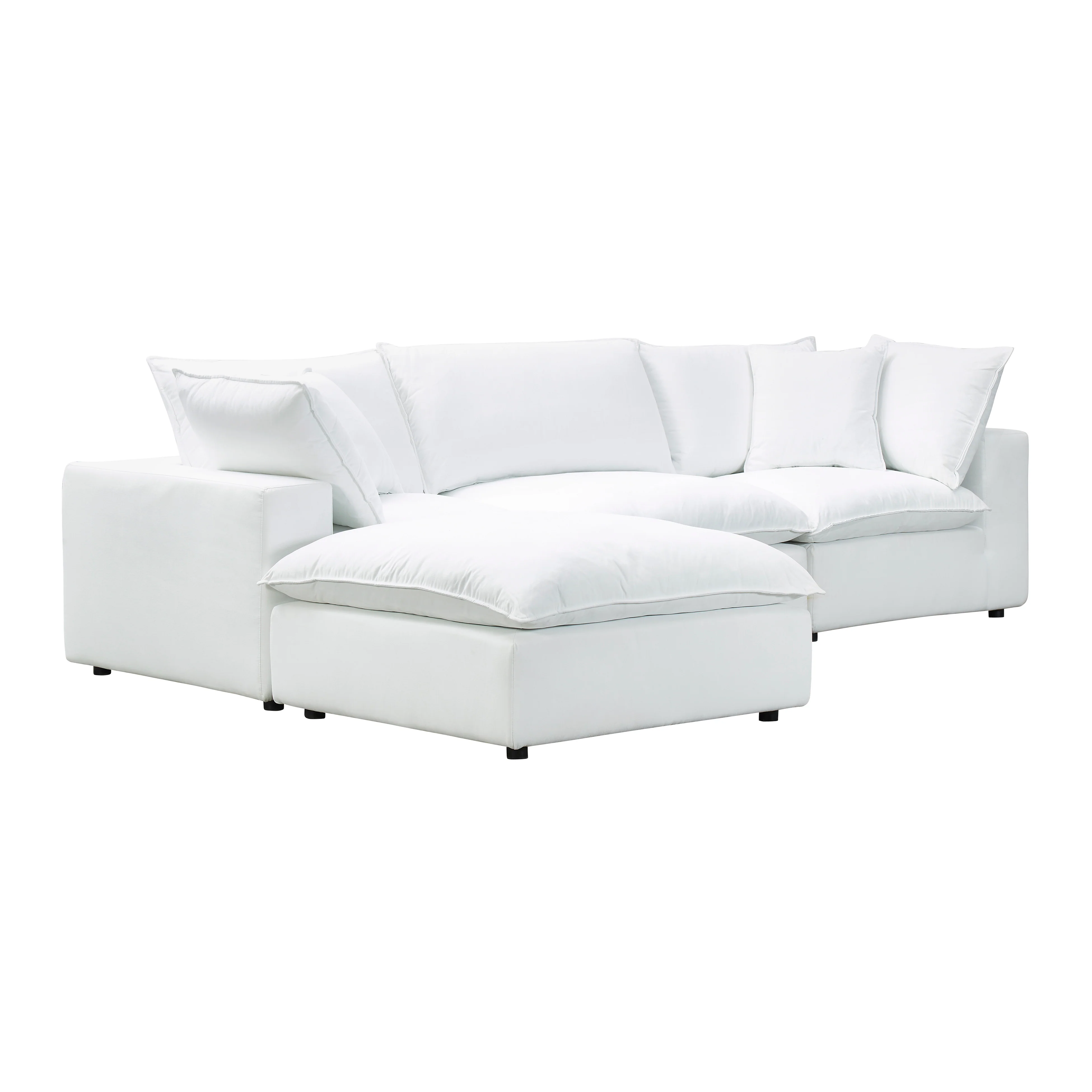 Cali 4-Piece Performance Fabric Modular Sectional - Image 10