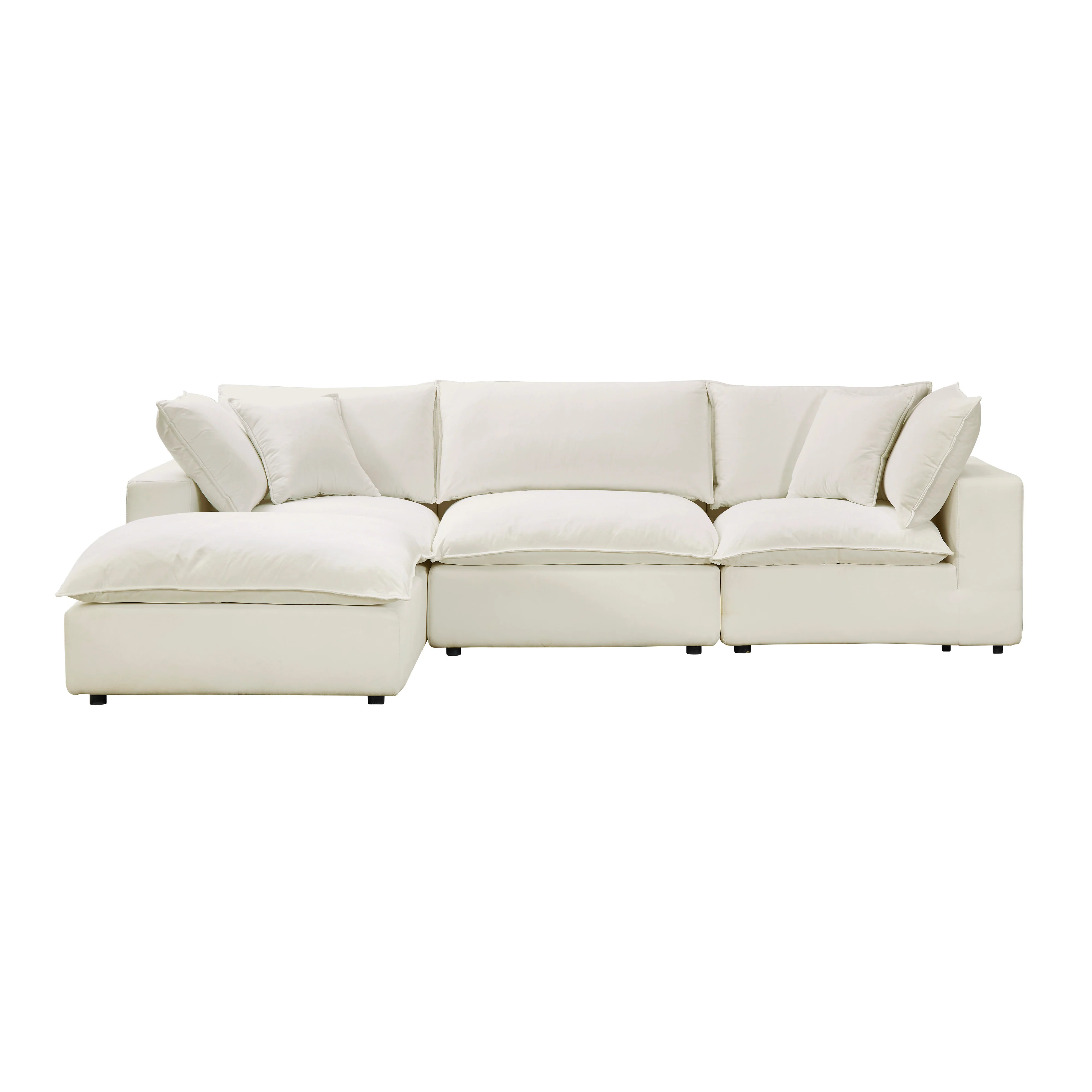 Cali 4-Piece Performance Fabric Modular Sectional - Image 15