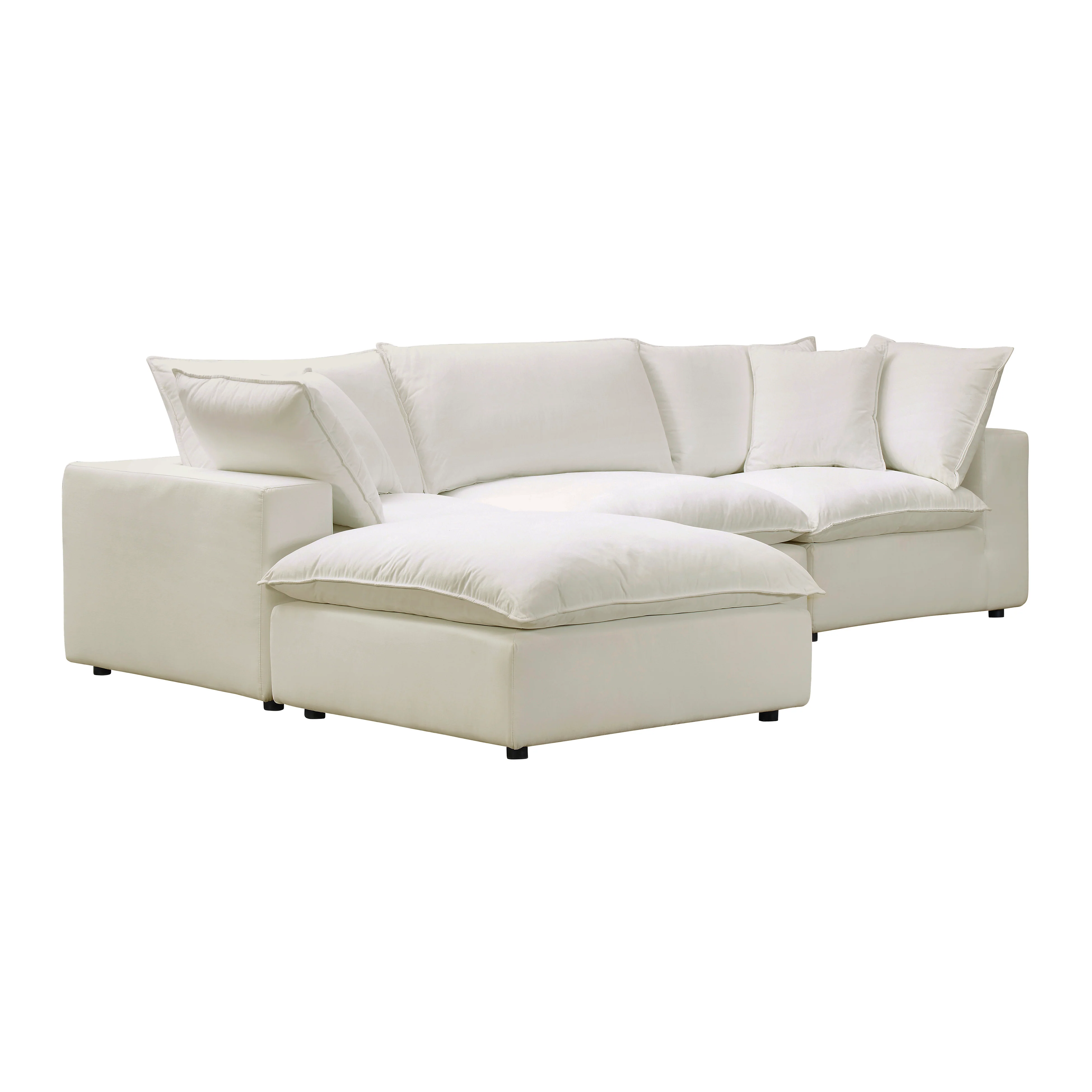 Cali 4-Piece Performance Fabric Modular Sectional - Image 17