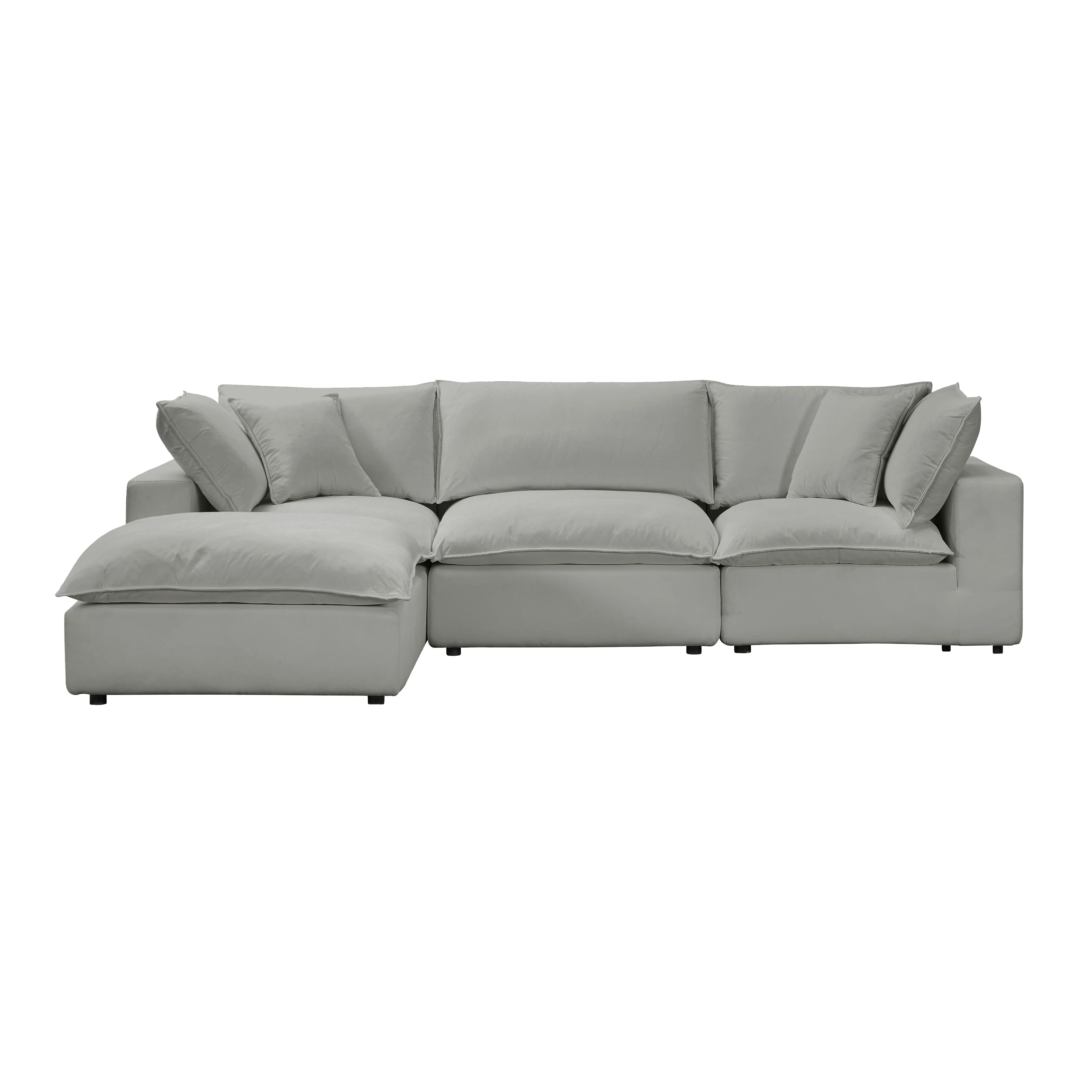 Cali 4-Piece Performance Fabric Modular Sectional - Image 3