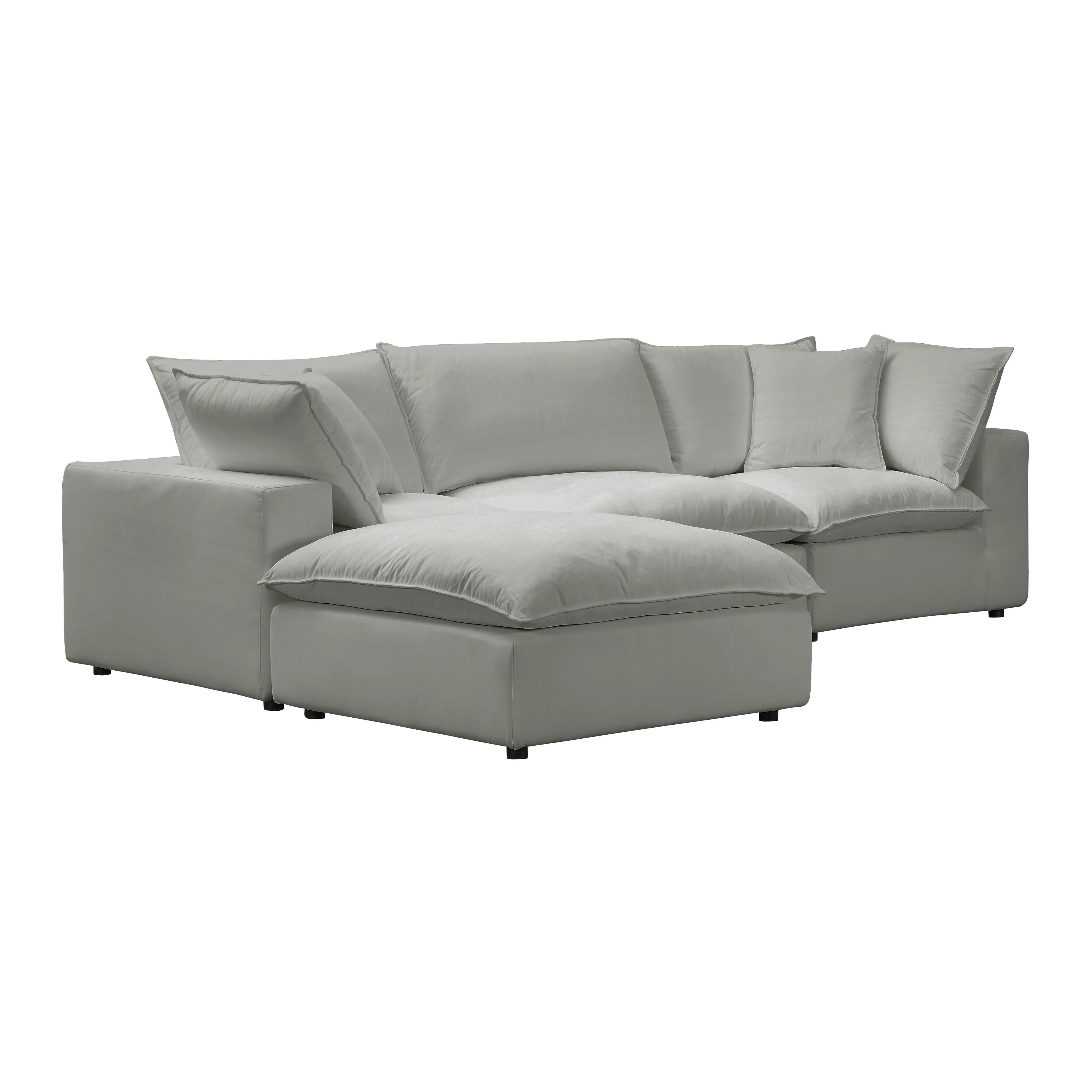 Cali 4-Piece Performance Fabric Modular Sectional - Image 4