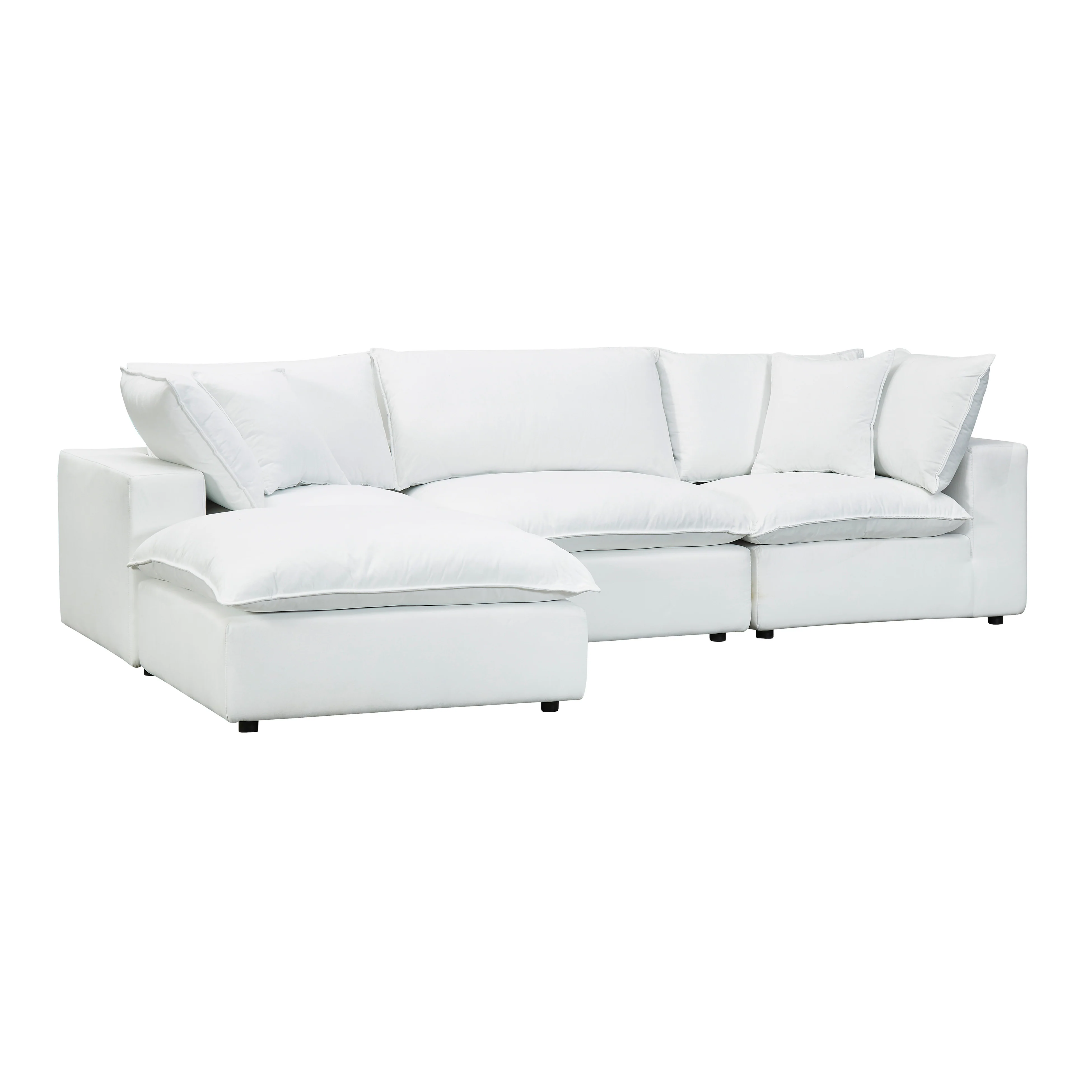 Cali 4-Piece Performance Fabric Modular Sectional - Image 7