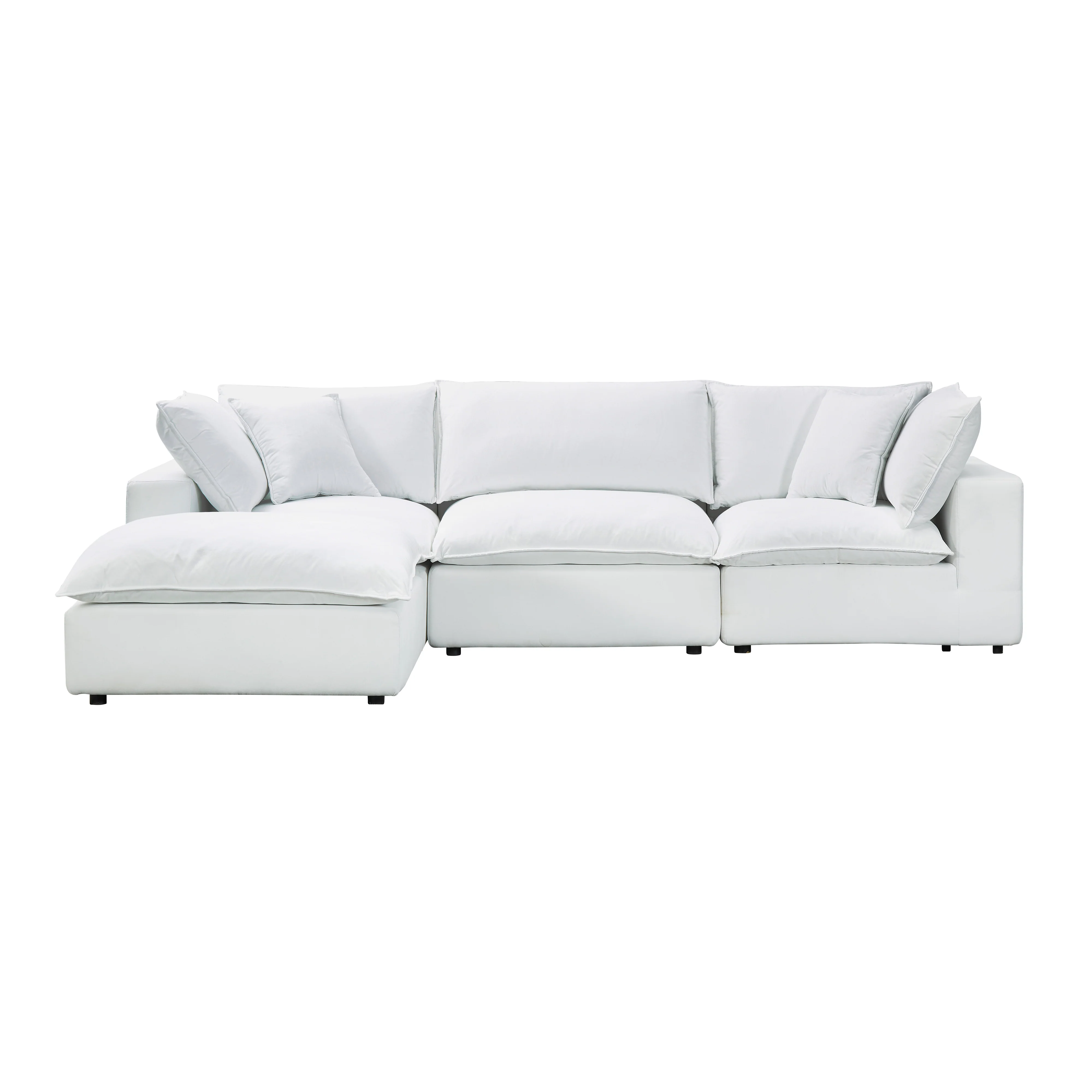 Cali 4-Piece Performance Fabric Modular Sectional - Image 9