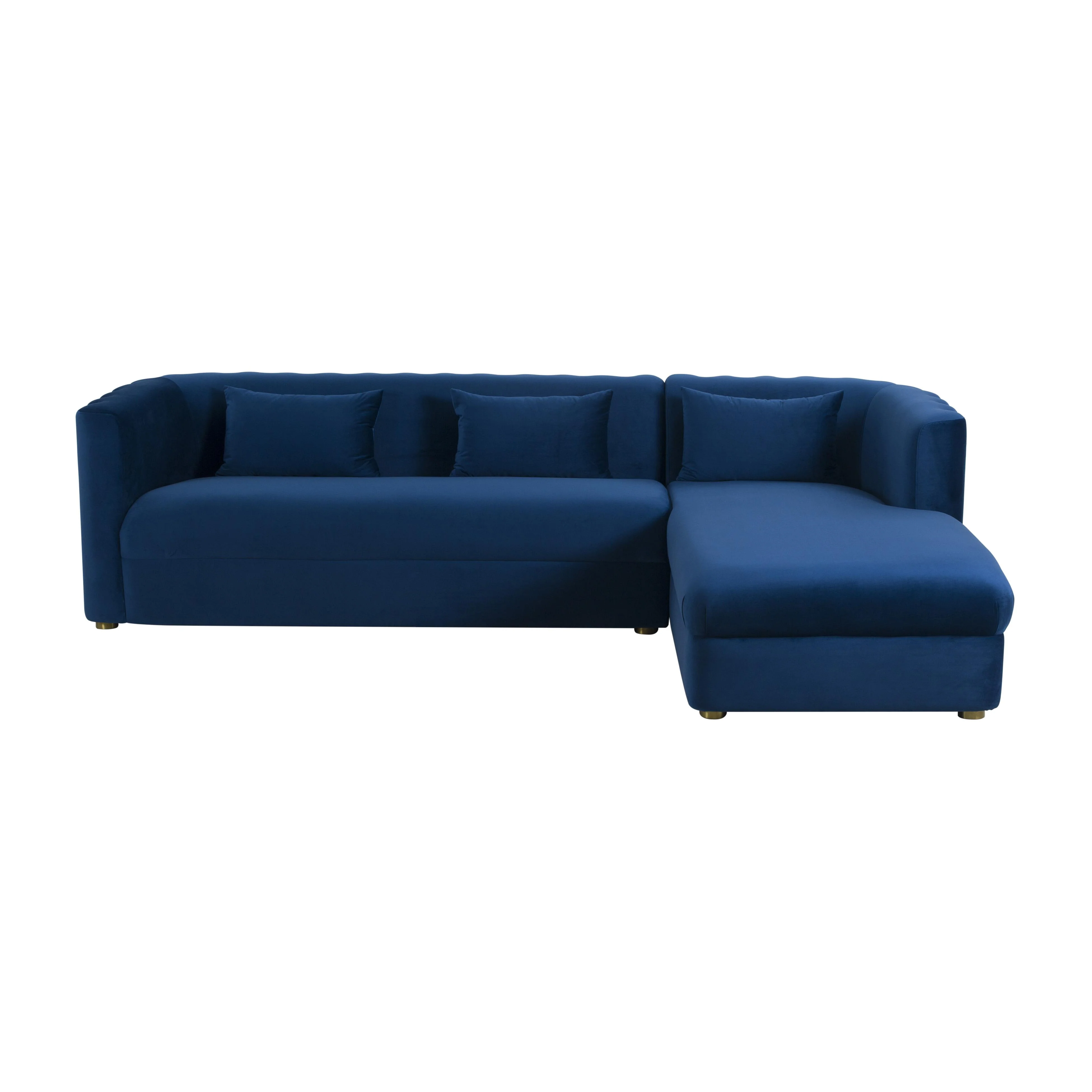 Callie 2-Piece Performance Velvet L-Shaped Sectional - Image 14