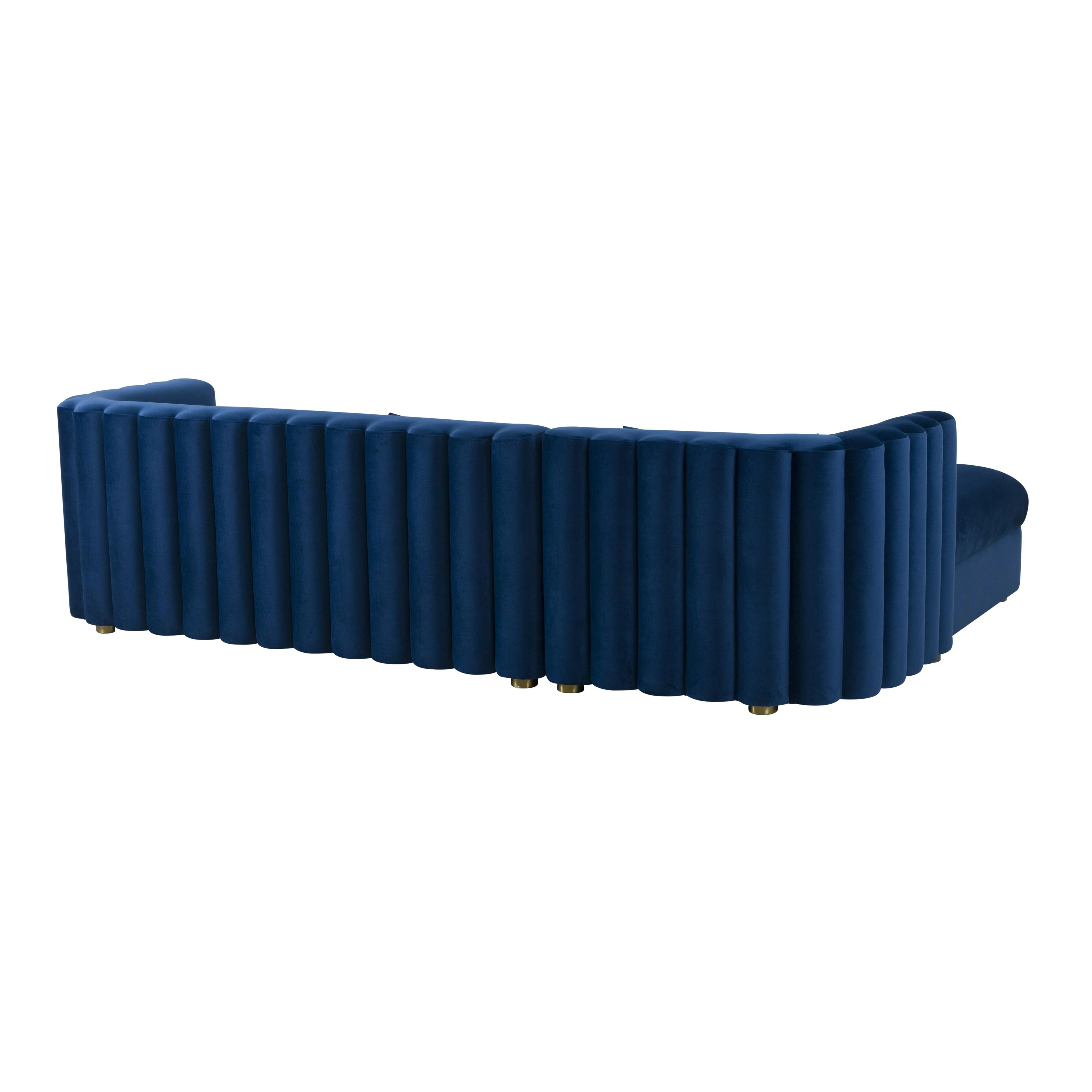 Callie 2-Piece Performance Velvet L-Shaped Sectional - Image 22