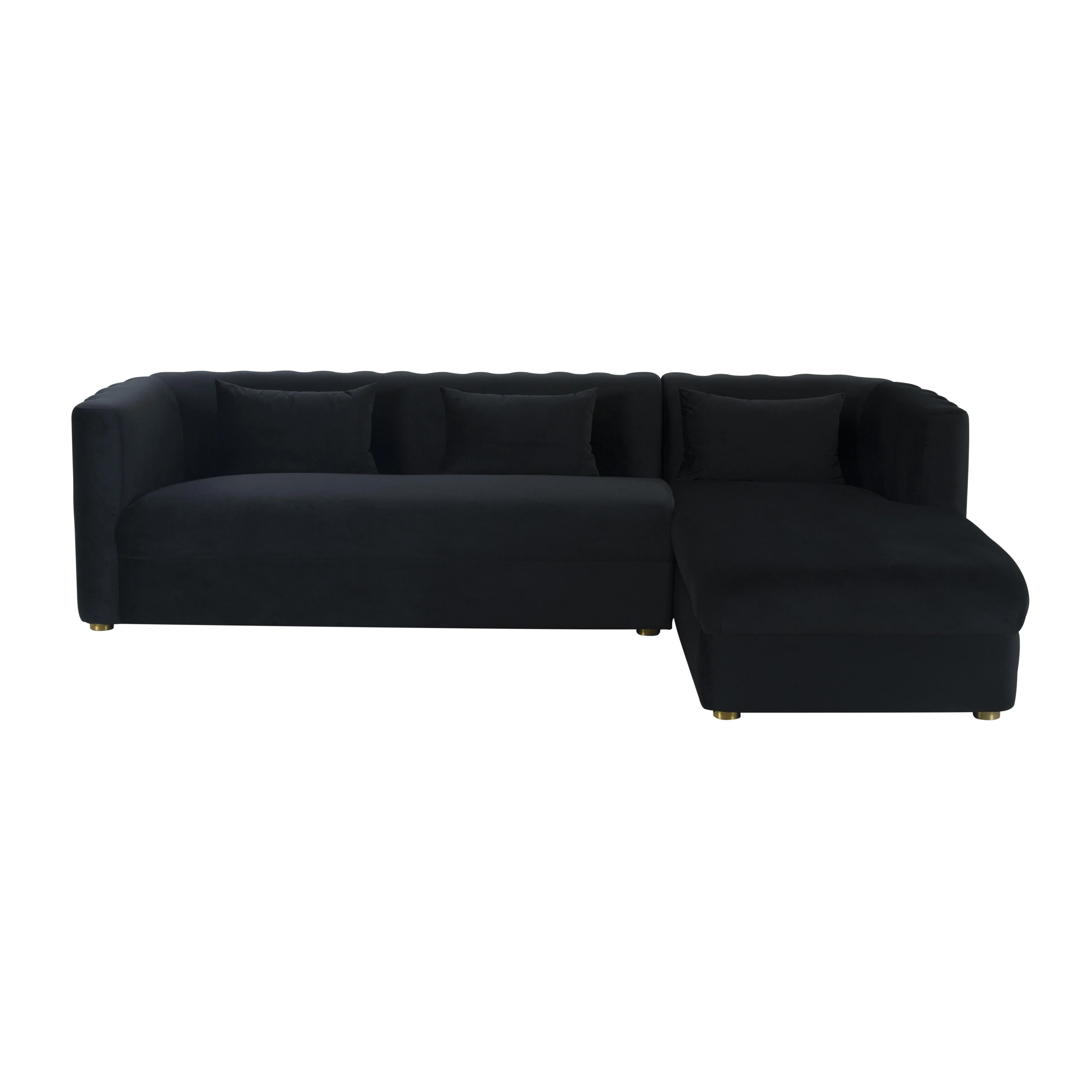 Callie 2-Piece Performance Velvet L-Shaped Sectional - Image 28