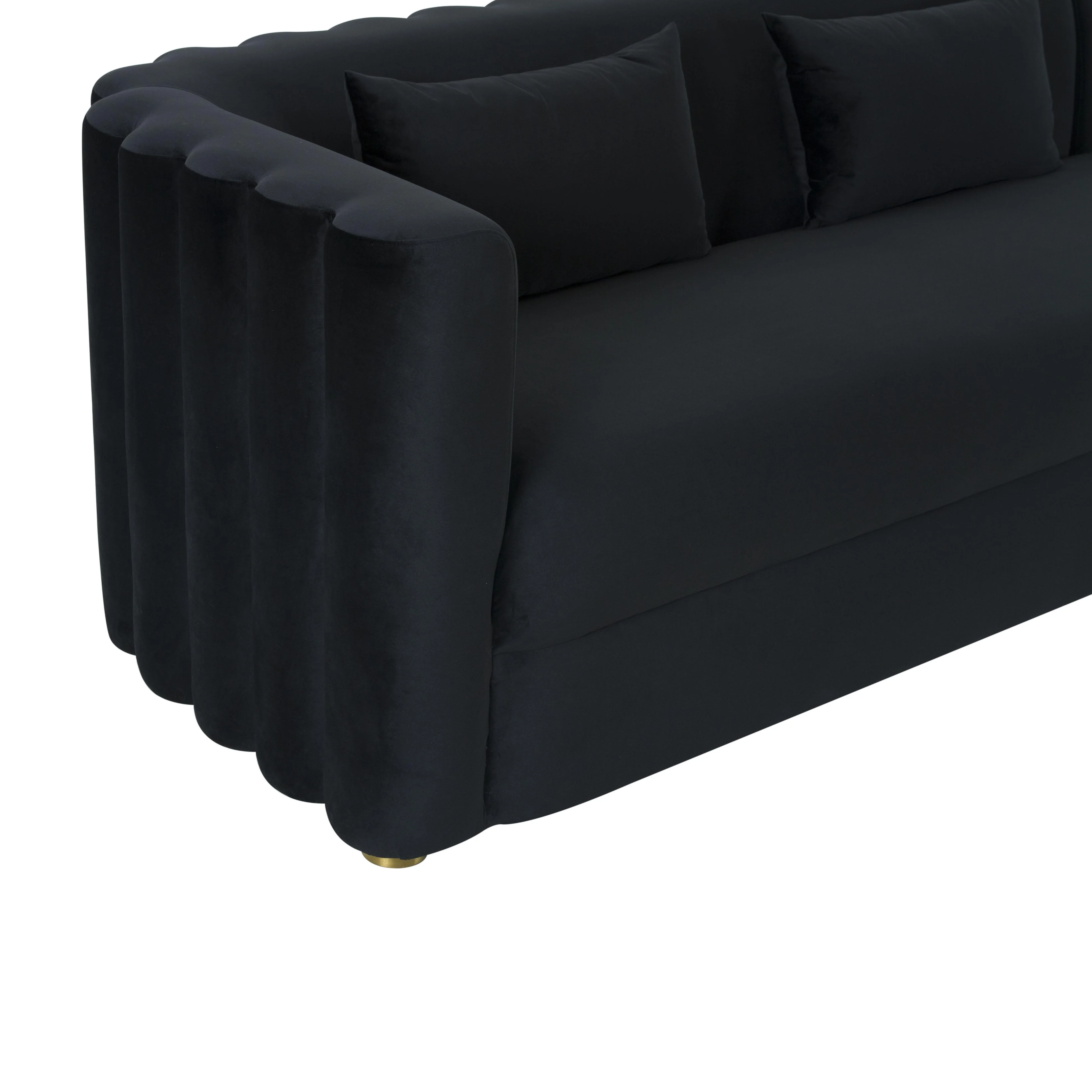 Callie 2-Piece Performance Velvet L-Shaped Sectional - Image 30