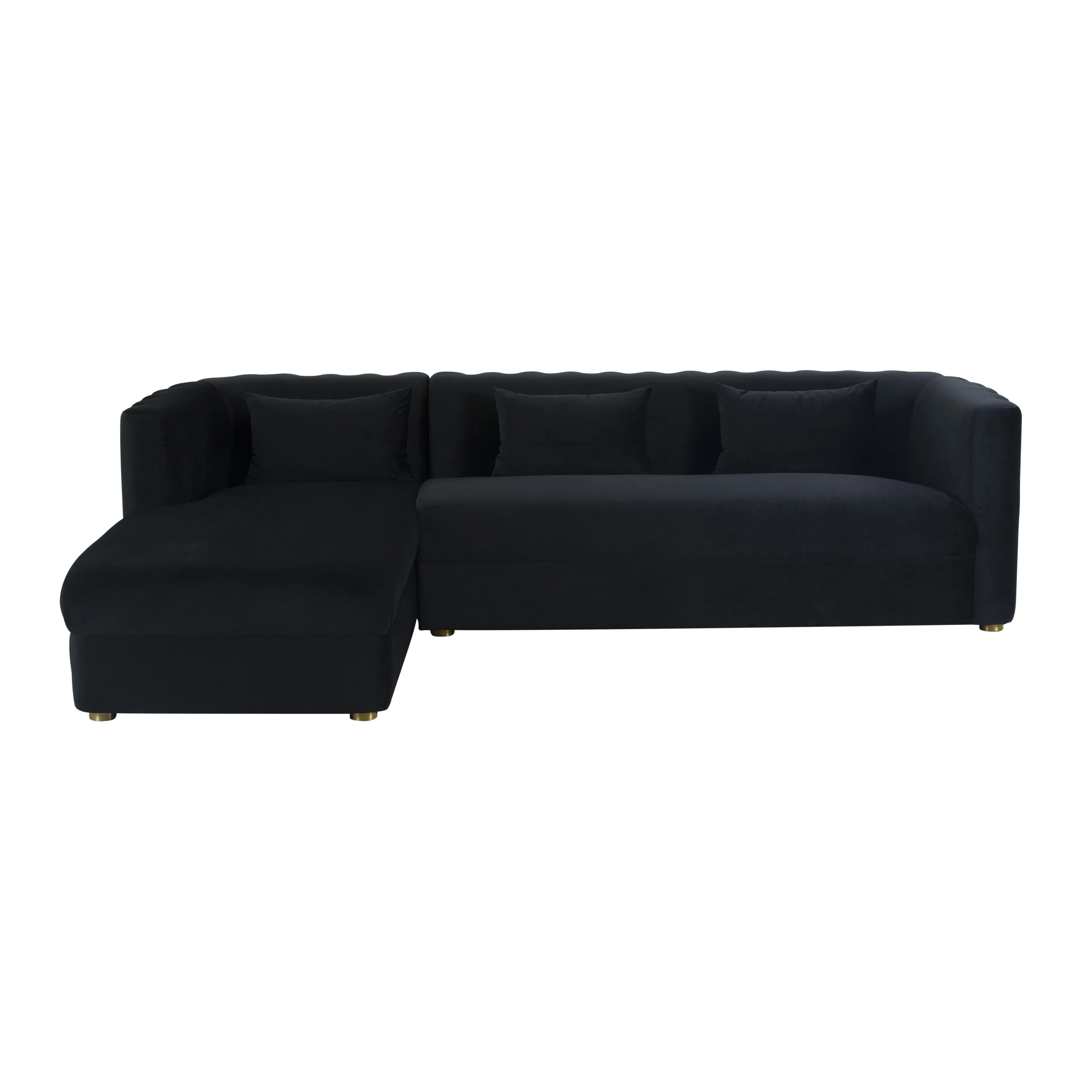 Callie 2-Piece Performance Velvet L-Shaped Sectional - Image 35