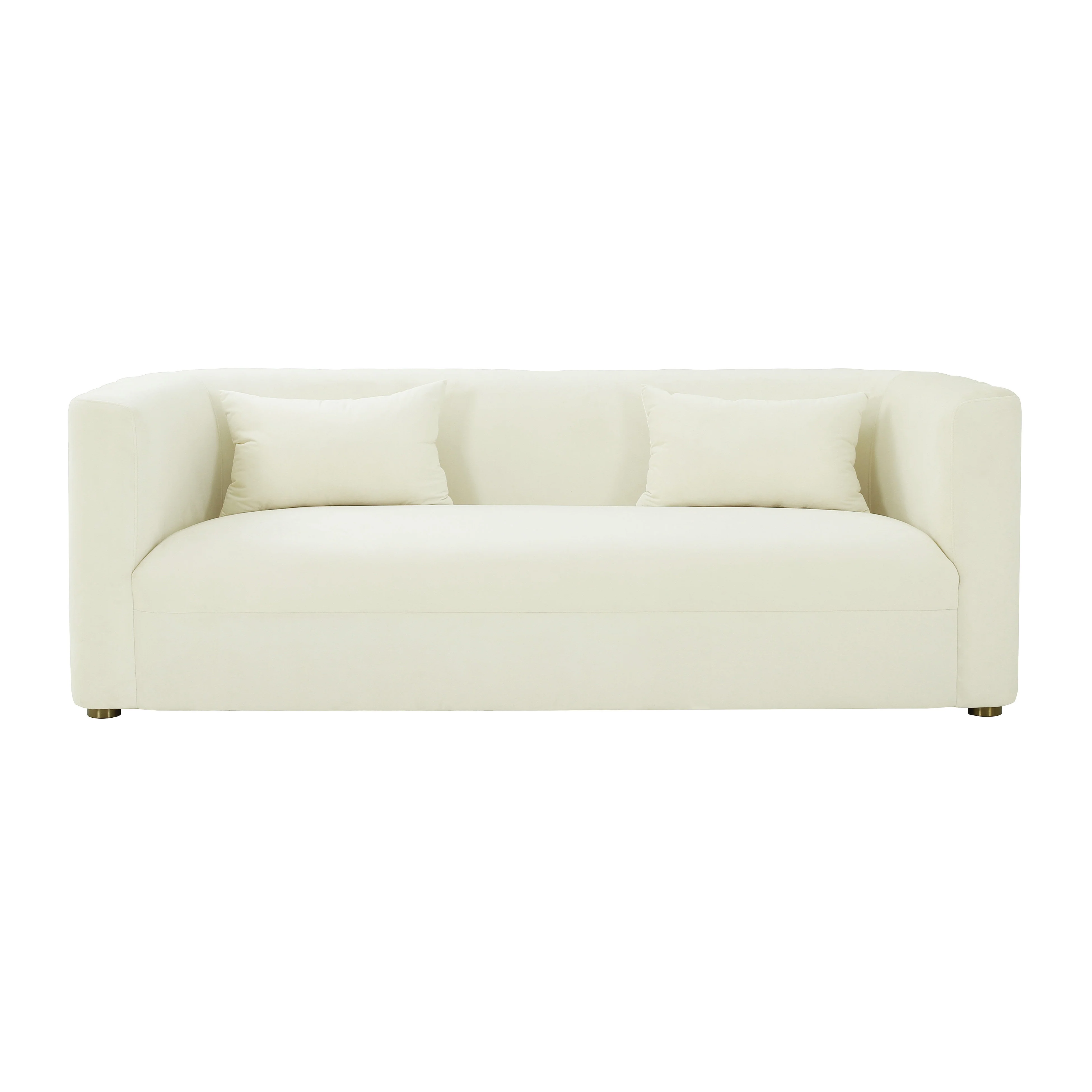 Callie 84" Performance Velvet Sofa - Image 3