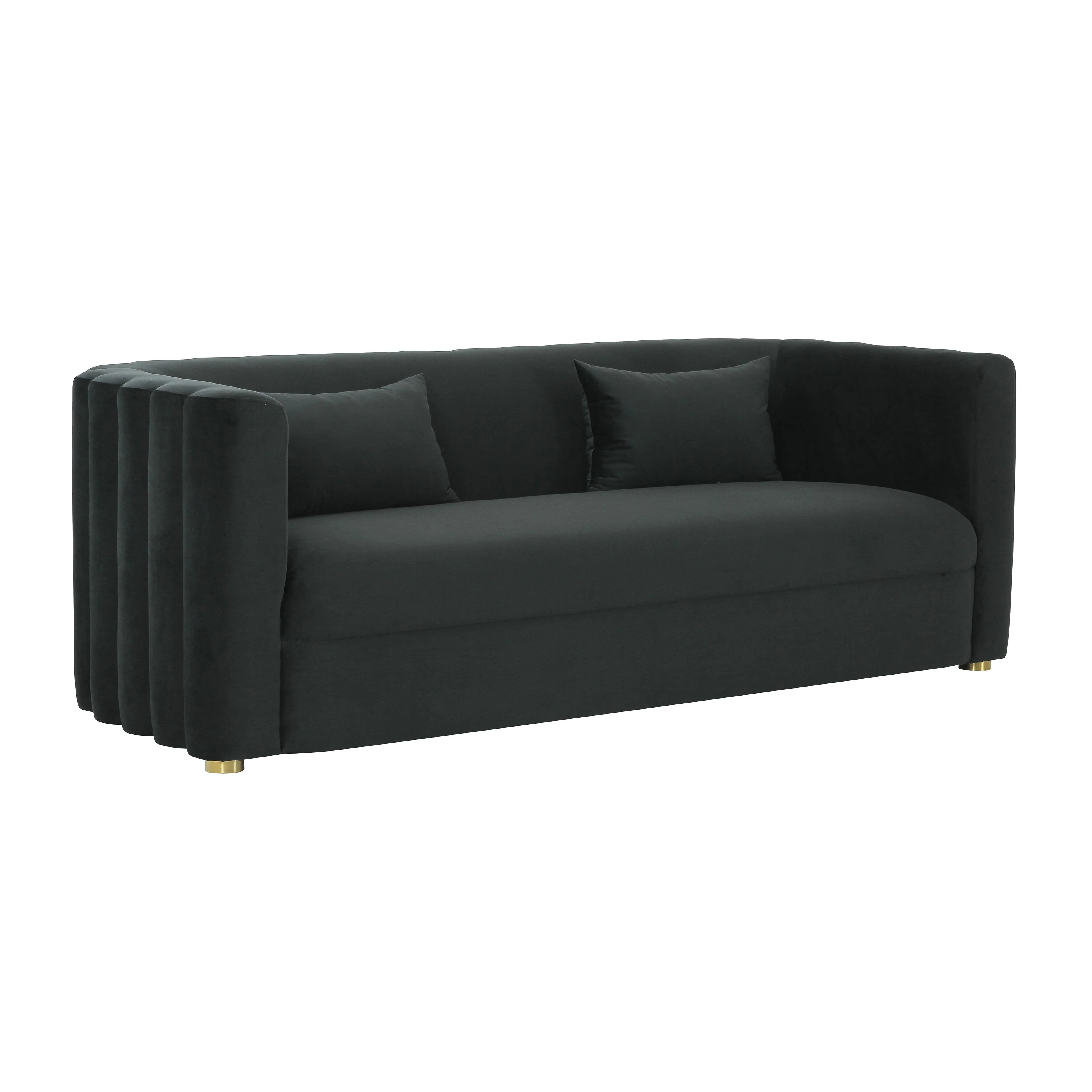 Callie 84" Performance Velvet Sofa - Image 7