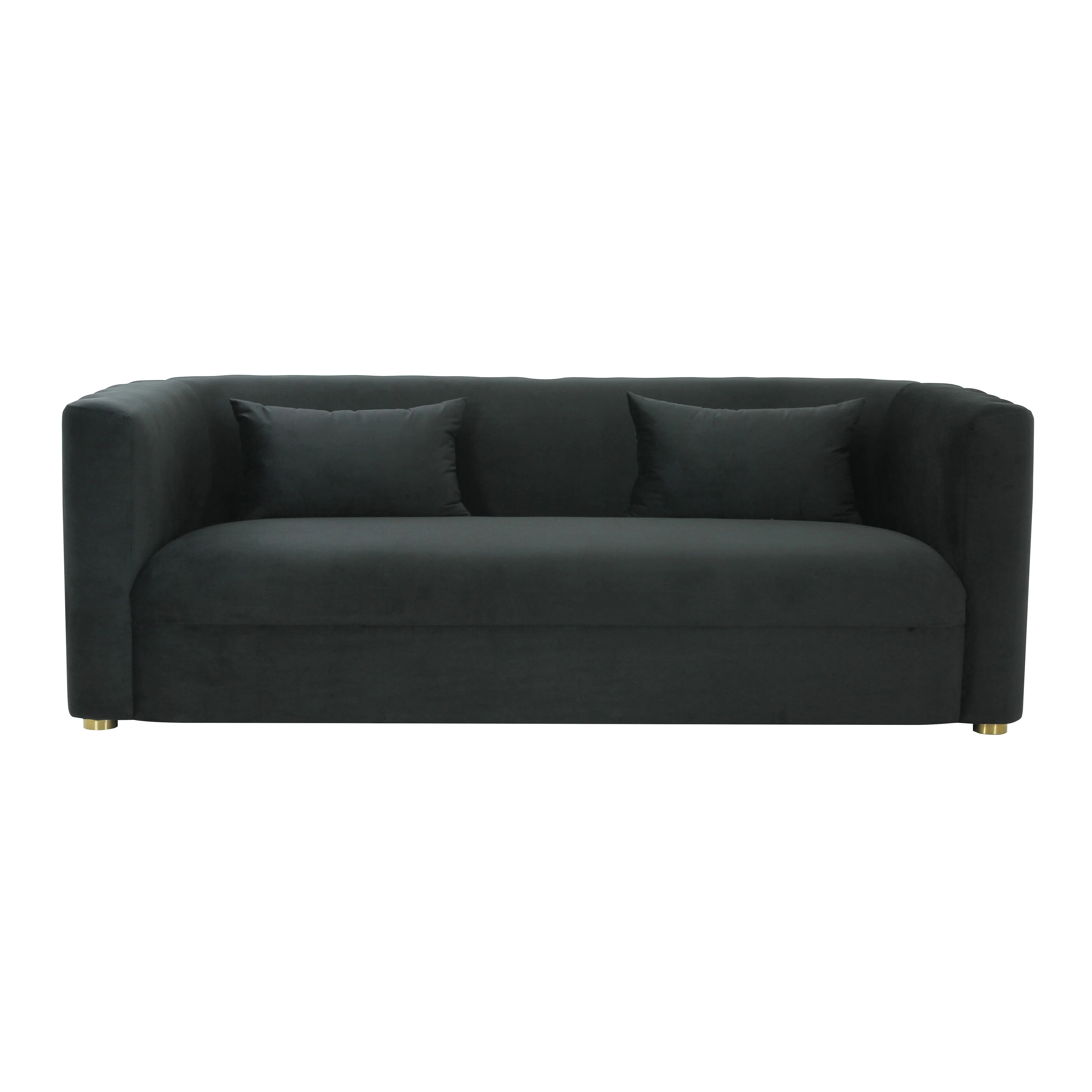 Callie 84" Performance Velvet Sofa - Image 9