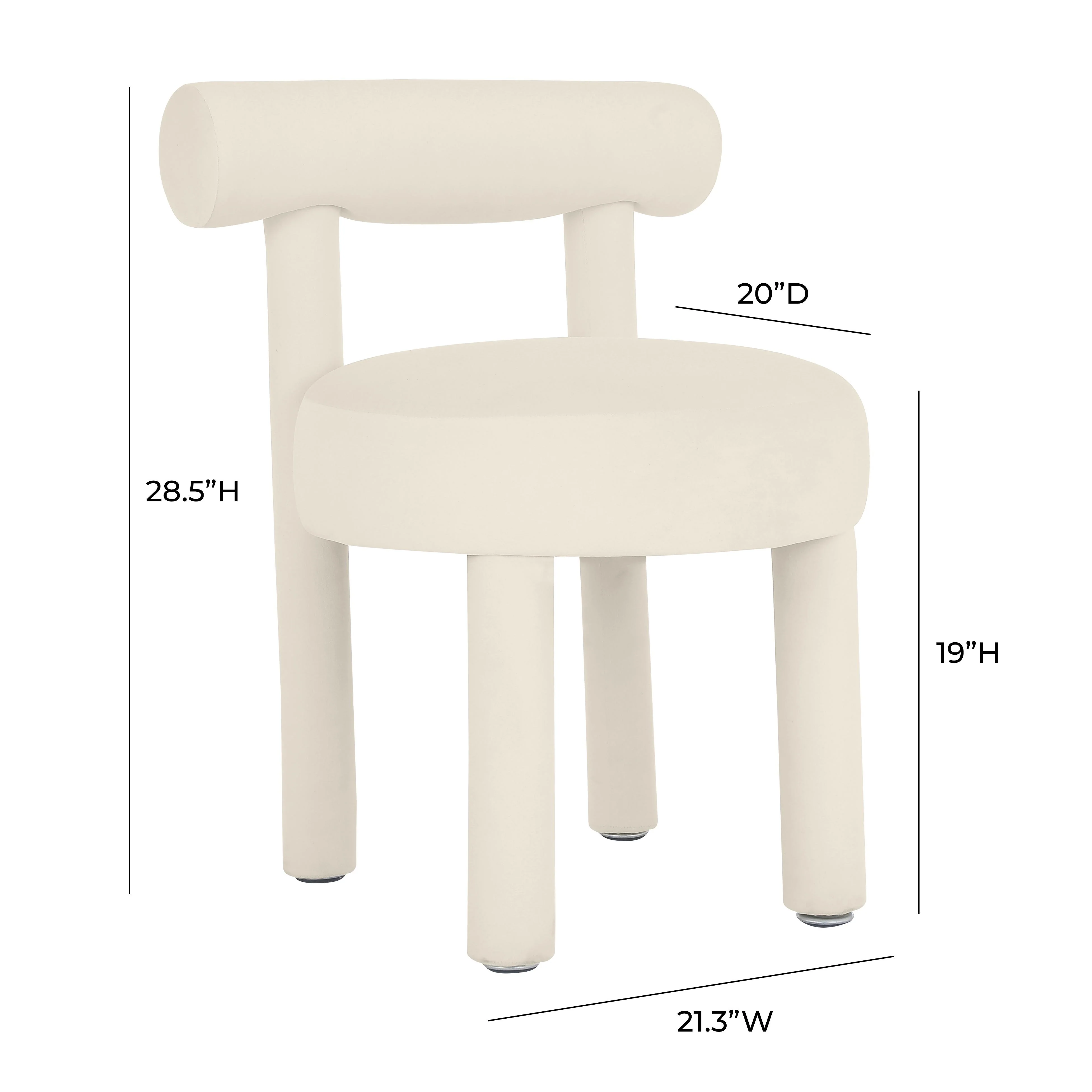 Carmel Performance Velvet Dining Chair - Image 12