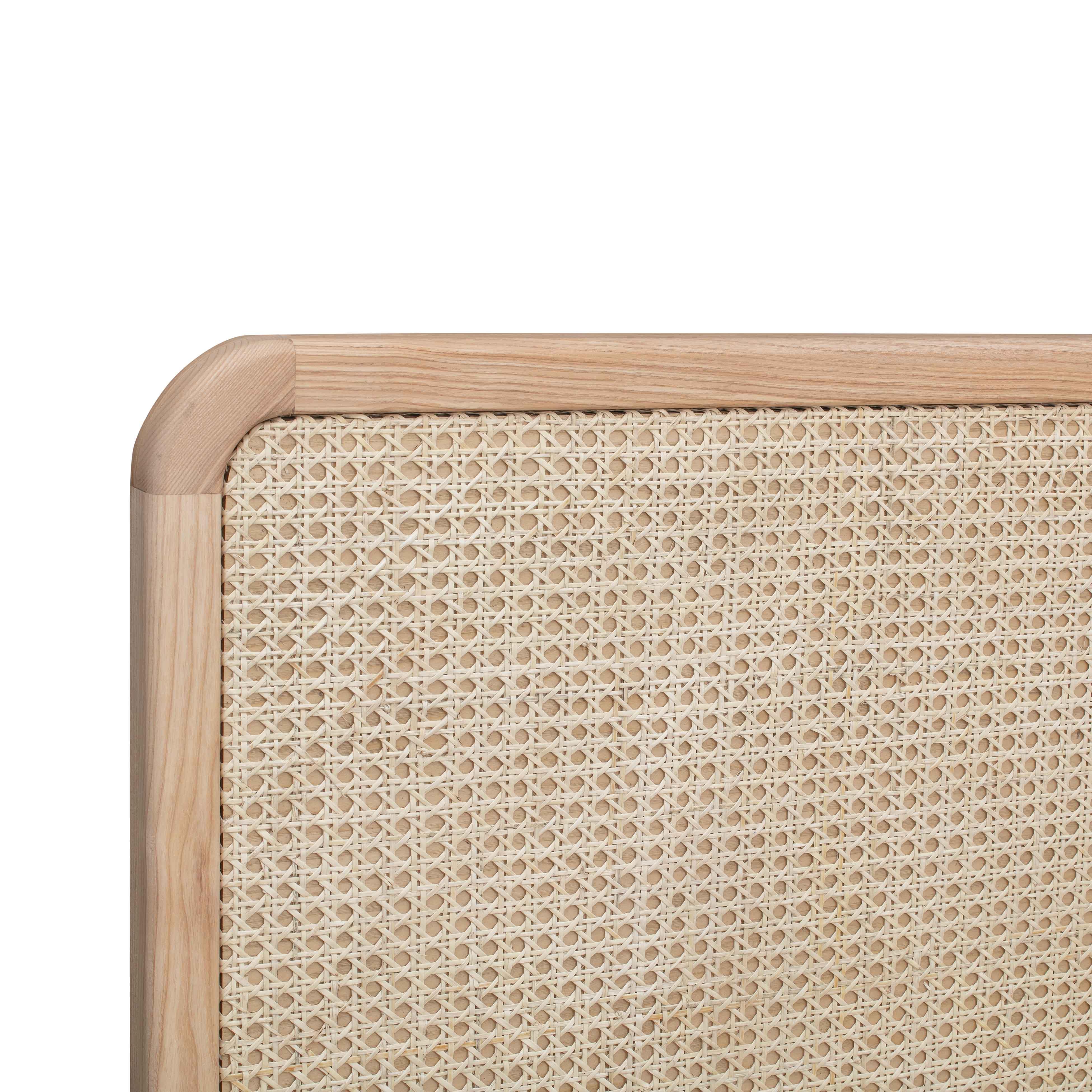 Carmen Natural Ash and Cane Bed - Image 8