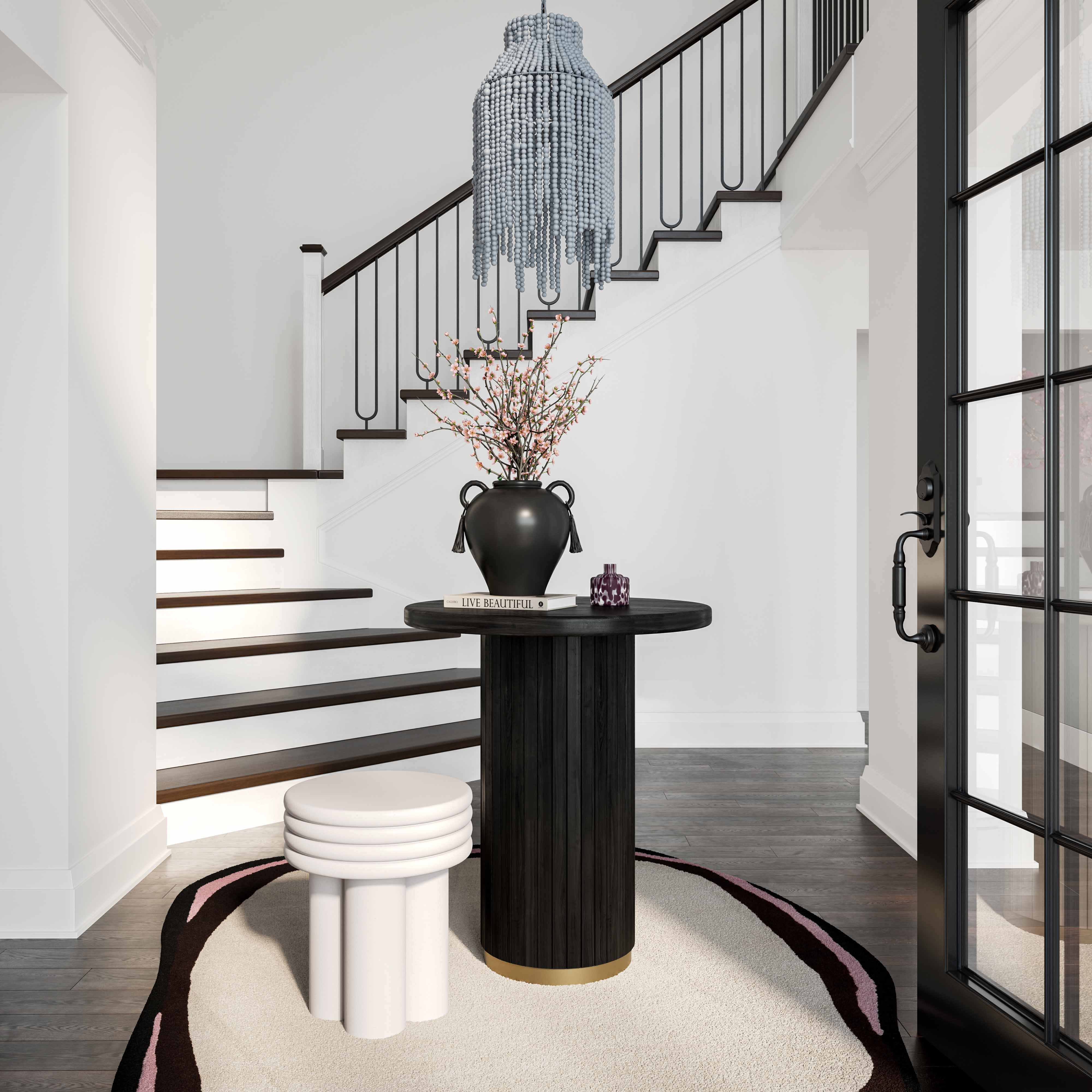 Chelsea Oak Wood Entry Table - Image 9