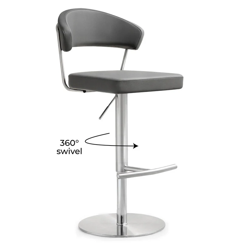 Cosmo Performance Vegan Leather Adjustable Stool - Image 15