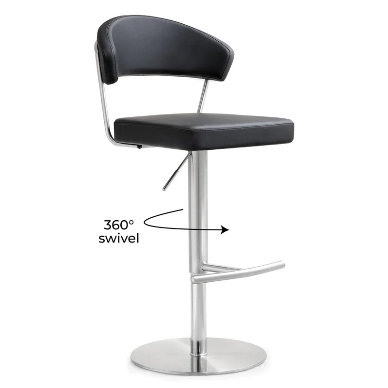 Cosmo Performance Vegan Leather Adjustable Stool - Image 34
