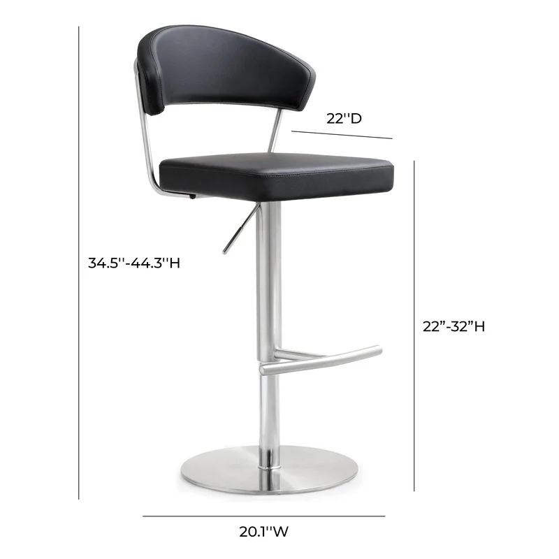 Cosmo Performance Vegan Leather Adjustable Stool - Image 35