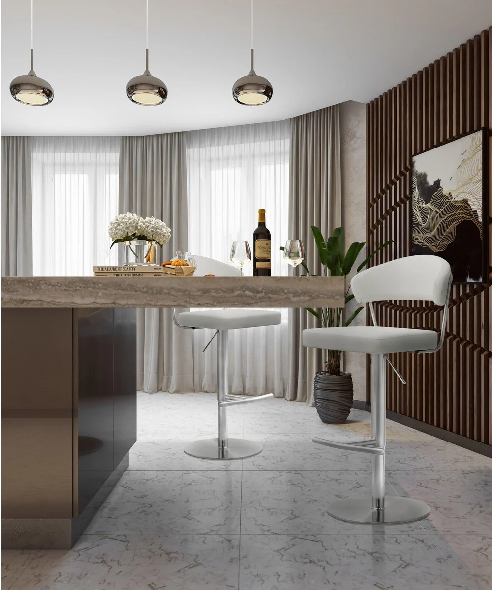 Cosmo Performance Vegan Leather Adjustable Stool - Image 7