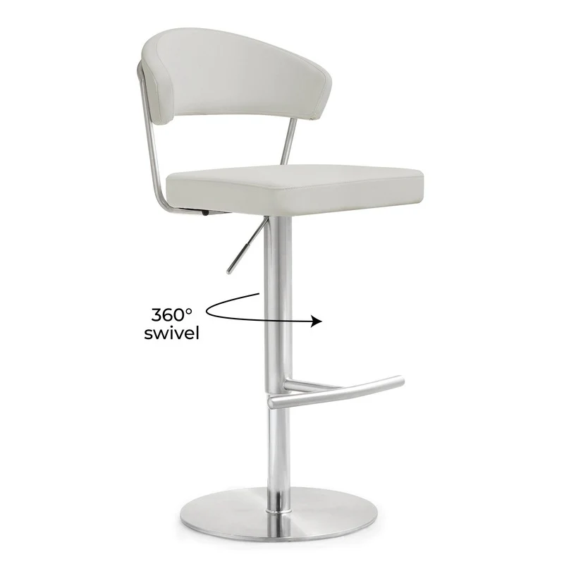 Cosmo Performance Vegan Leather Adjustable Stool - Image 8