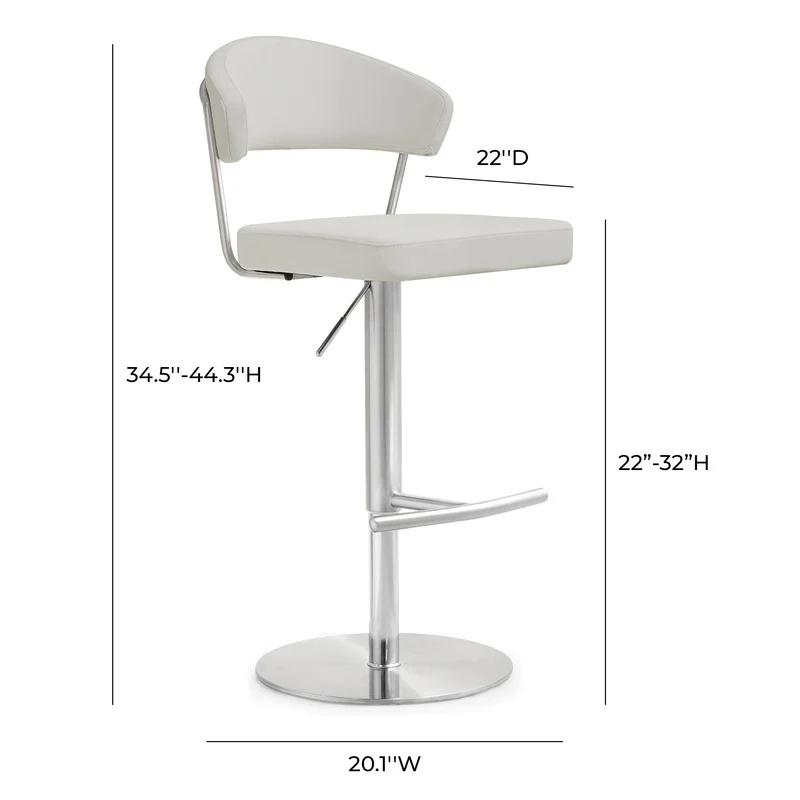 Cosmo Performance Vegan Leather Adjustable Stool - Image 9