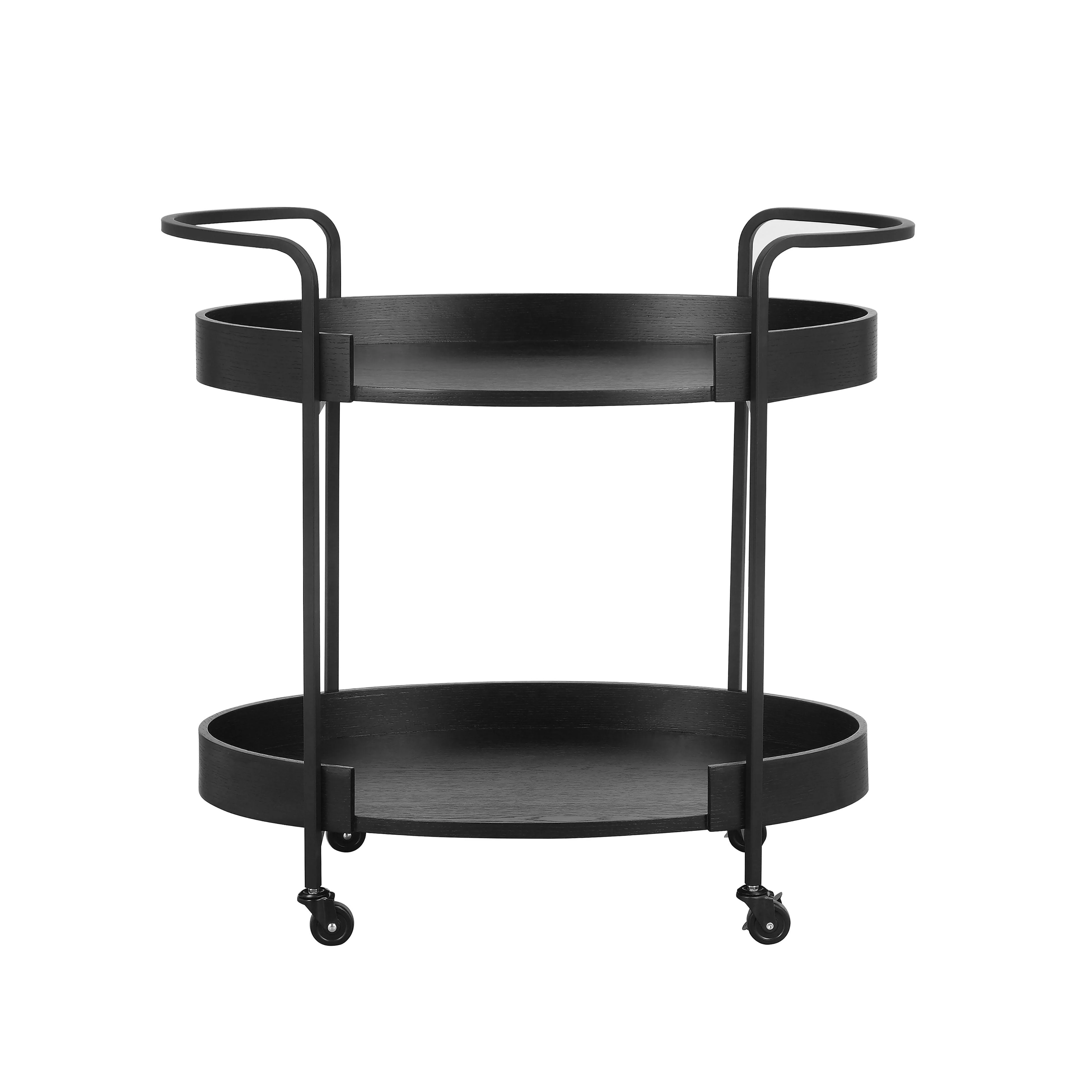 Cyril Black Bar Cart - Image 4