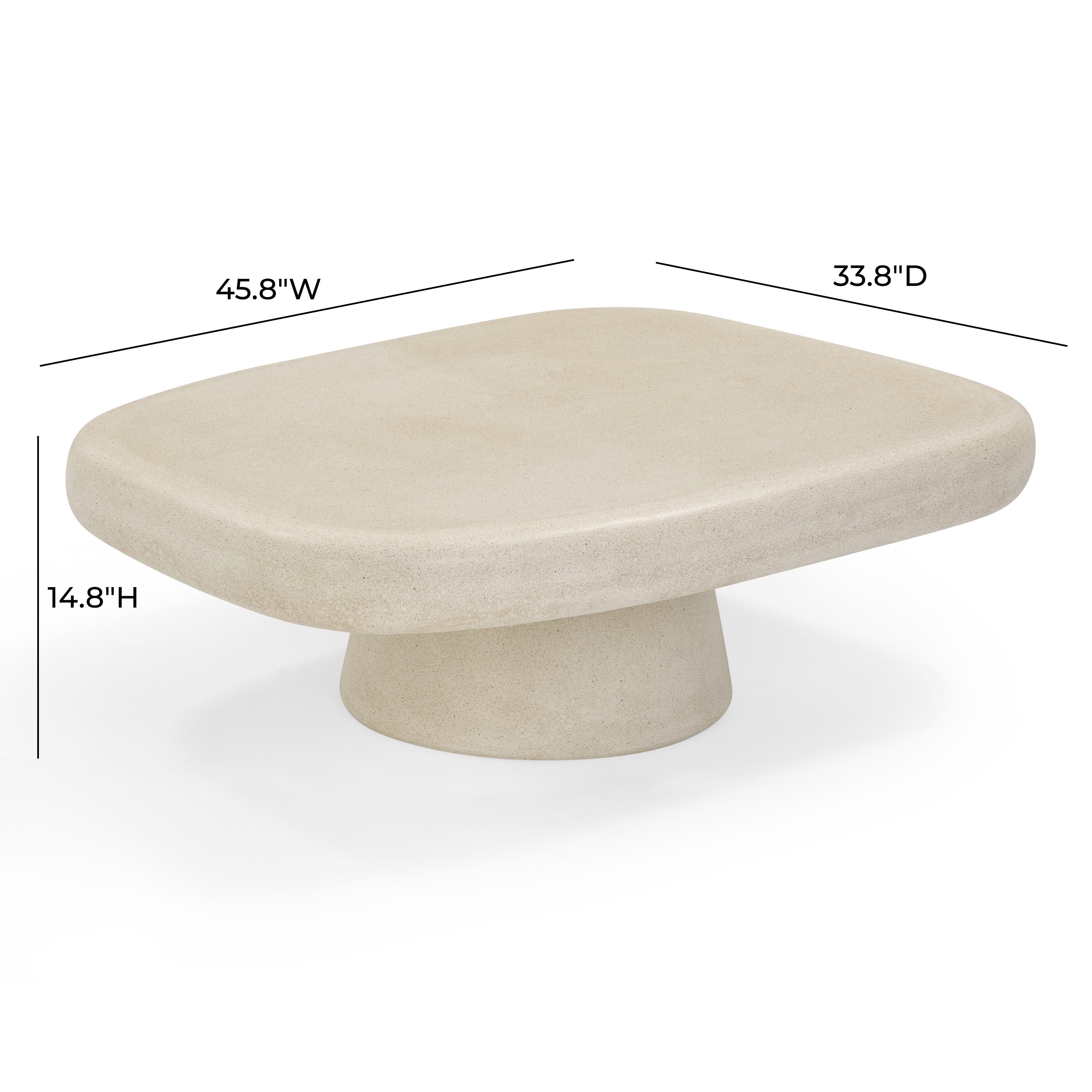 Darial 46" Indoor/Outdoor Coffee Table - Image 8