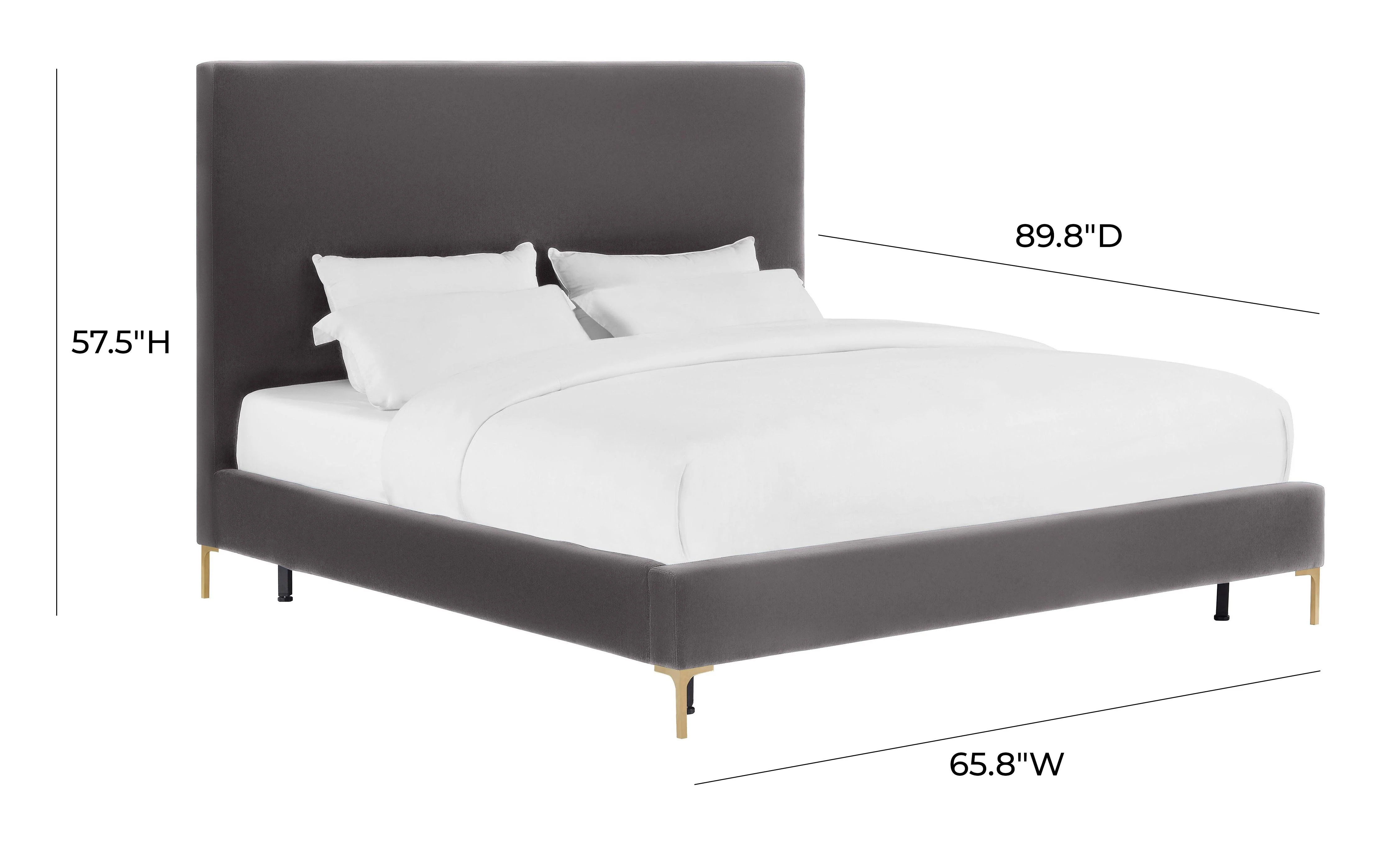 Delilah Velvet Bed - Image 14