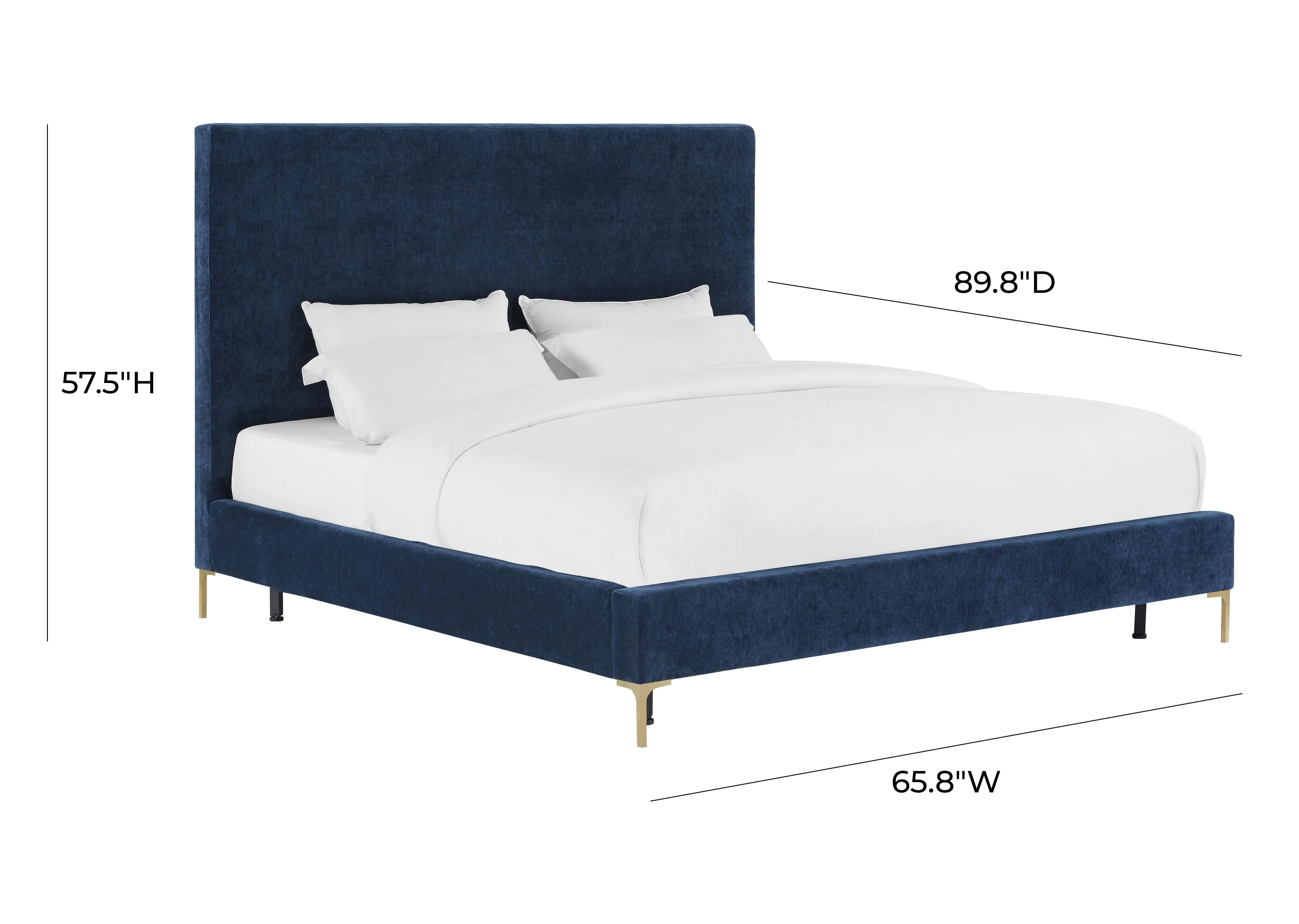 Delilah Velvet Bed - Image 32