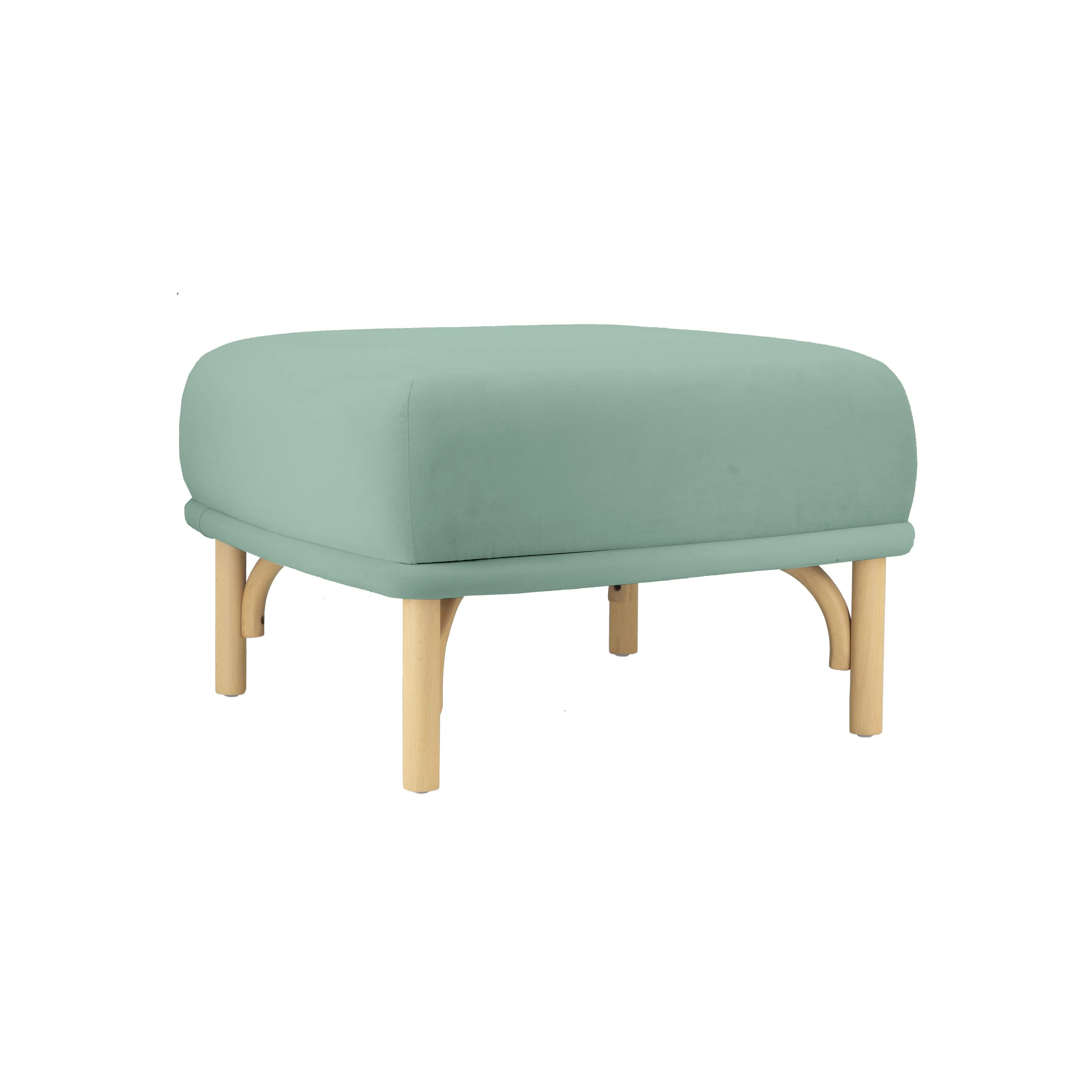 Desiree Performance Velvet Ottoman - Image 6