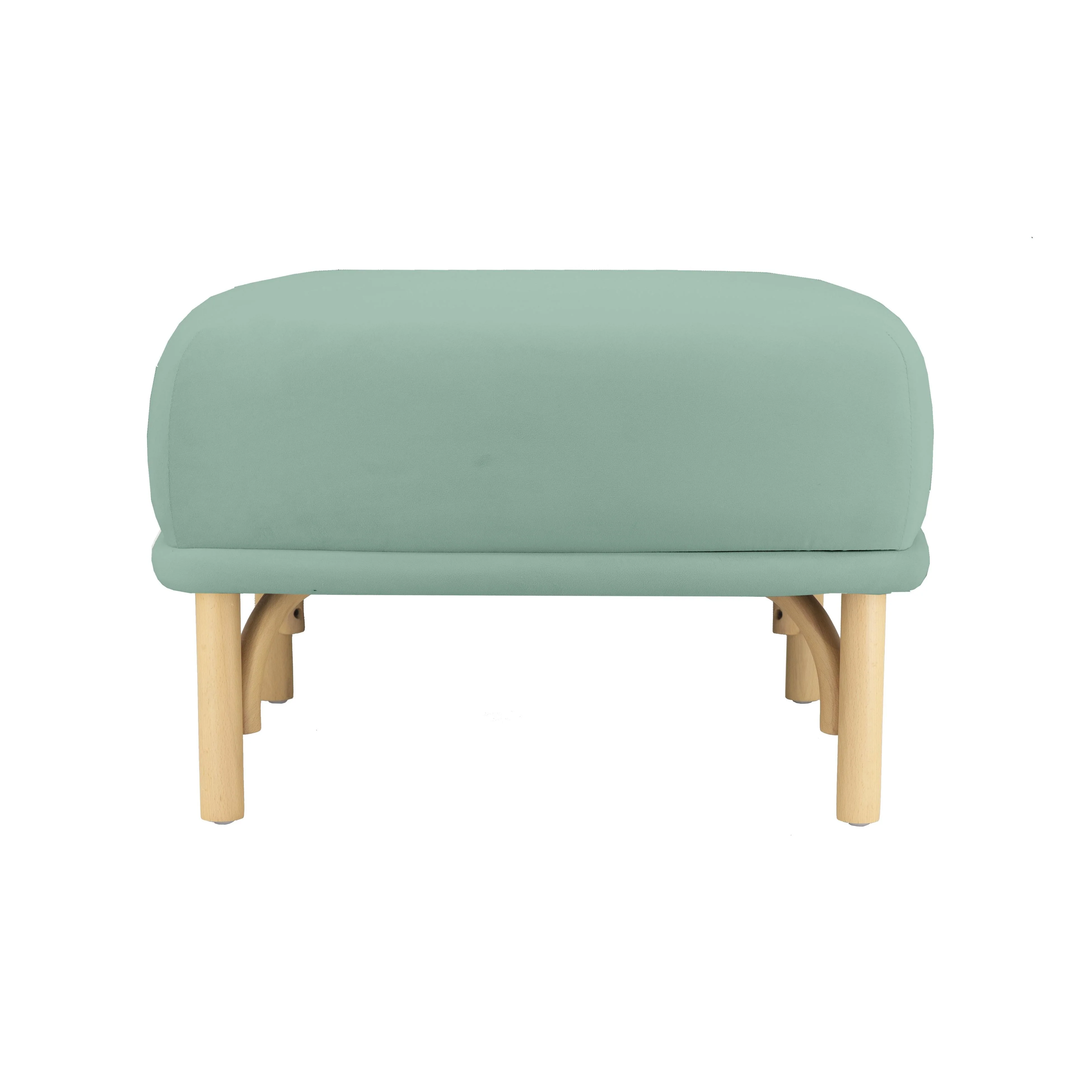 Desiree Performance Velvet Ottoman - Image 8