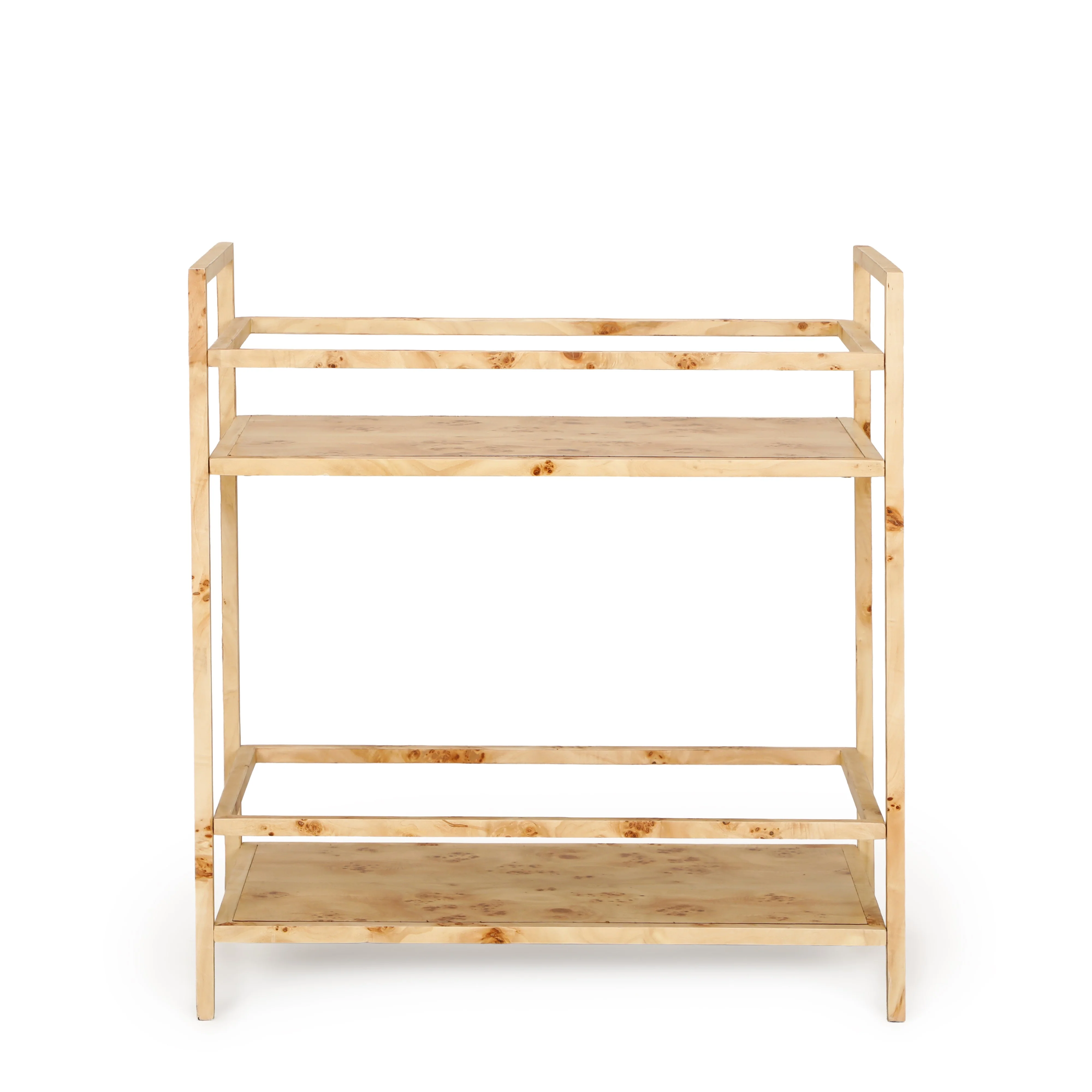 Destin Natural Burl Contract-Grade Bar Cart - Image 6