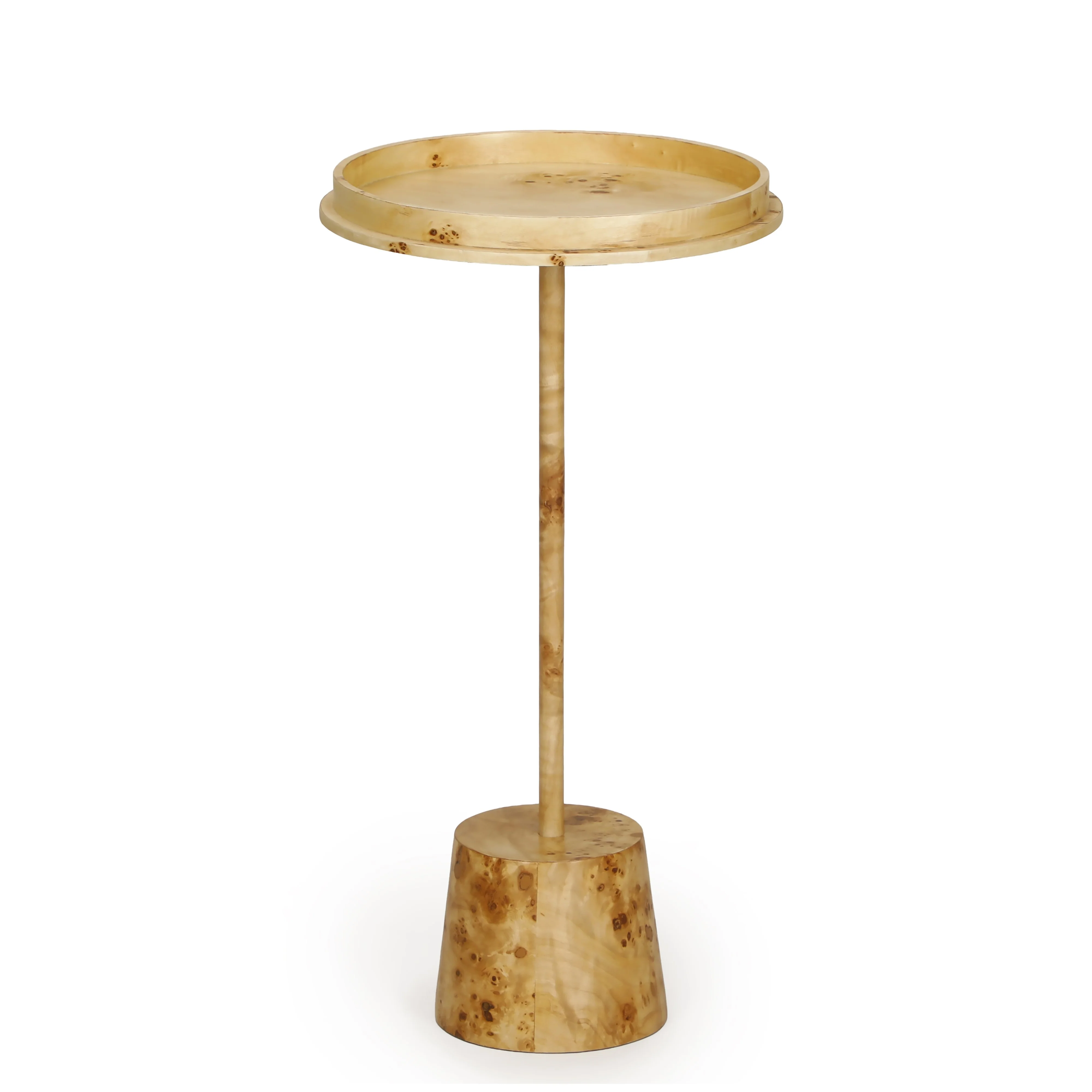 Destin Natural Burl Contract-Grade Side Table - Image 4
