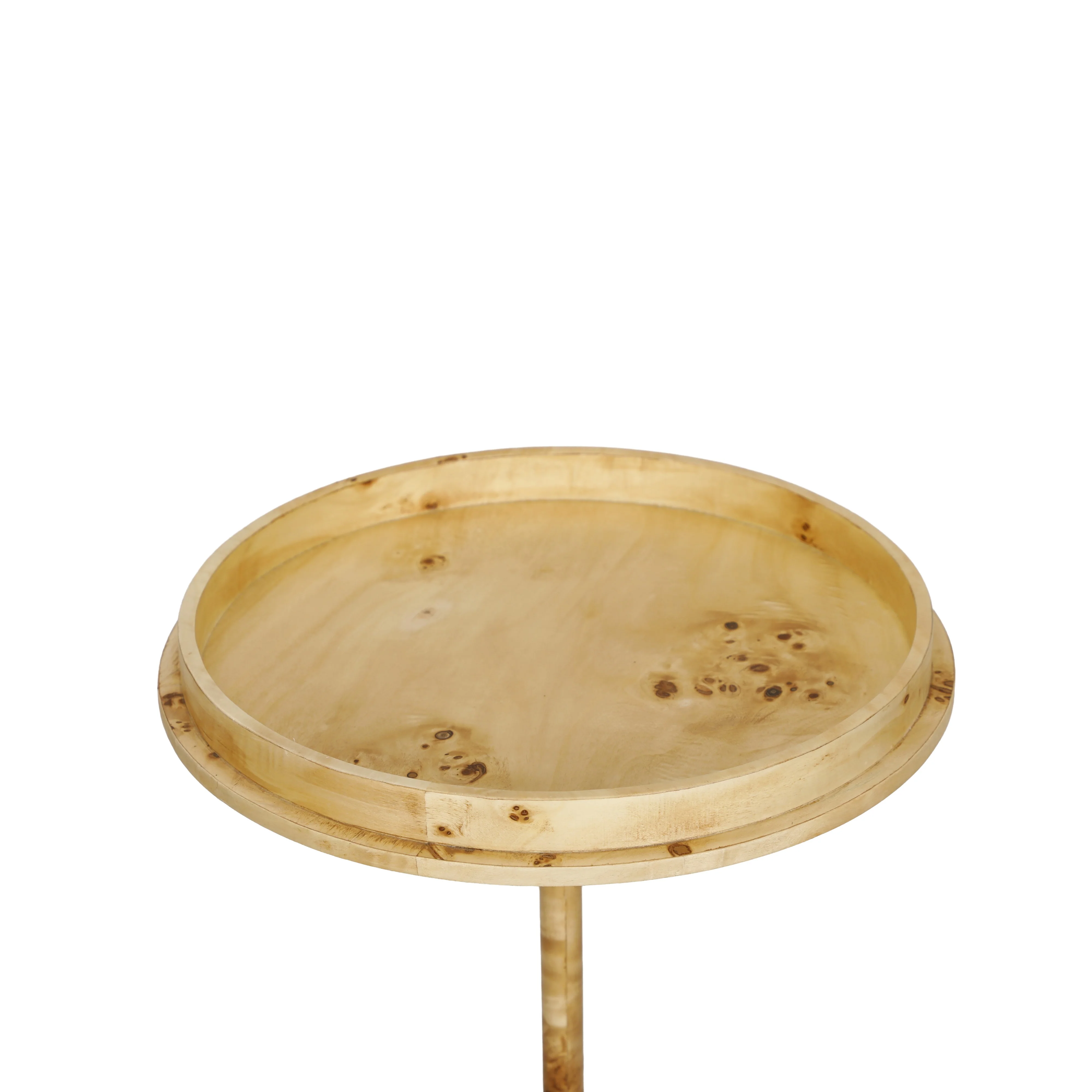 Destin Natural Burl Contract-Grade Side Table - Image 5