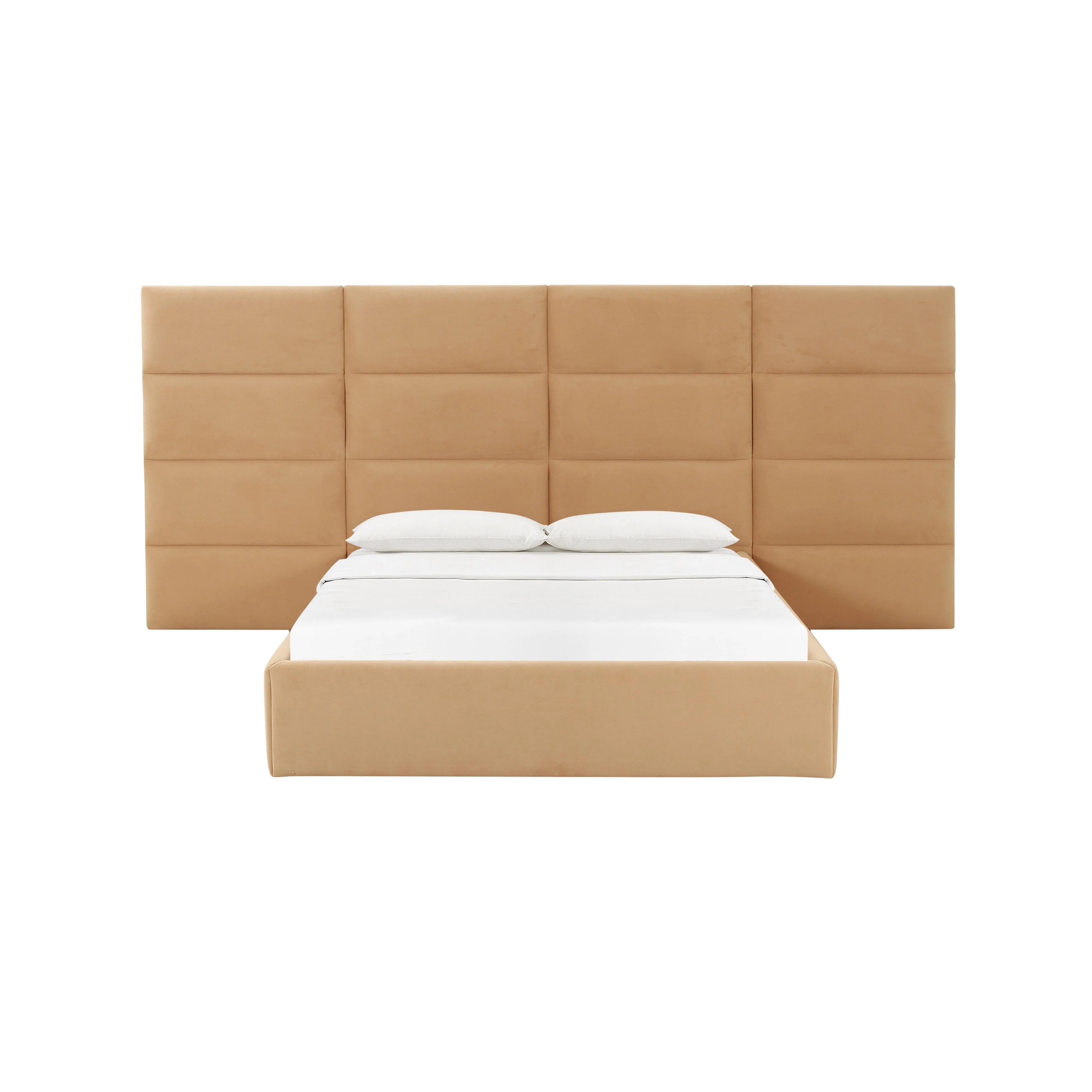 Eliana Performance Velvet Headboard Wings - Image 10