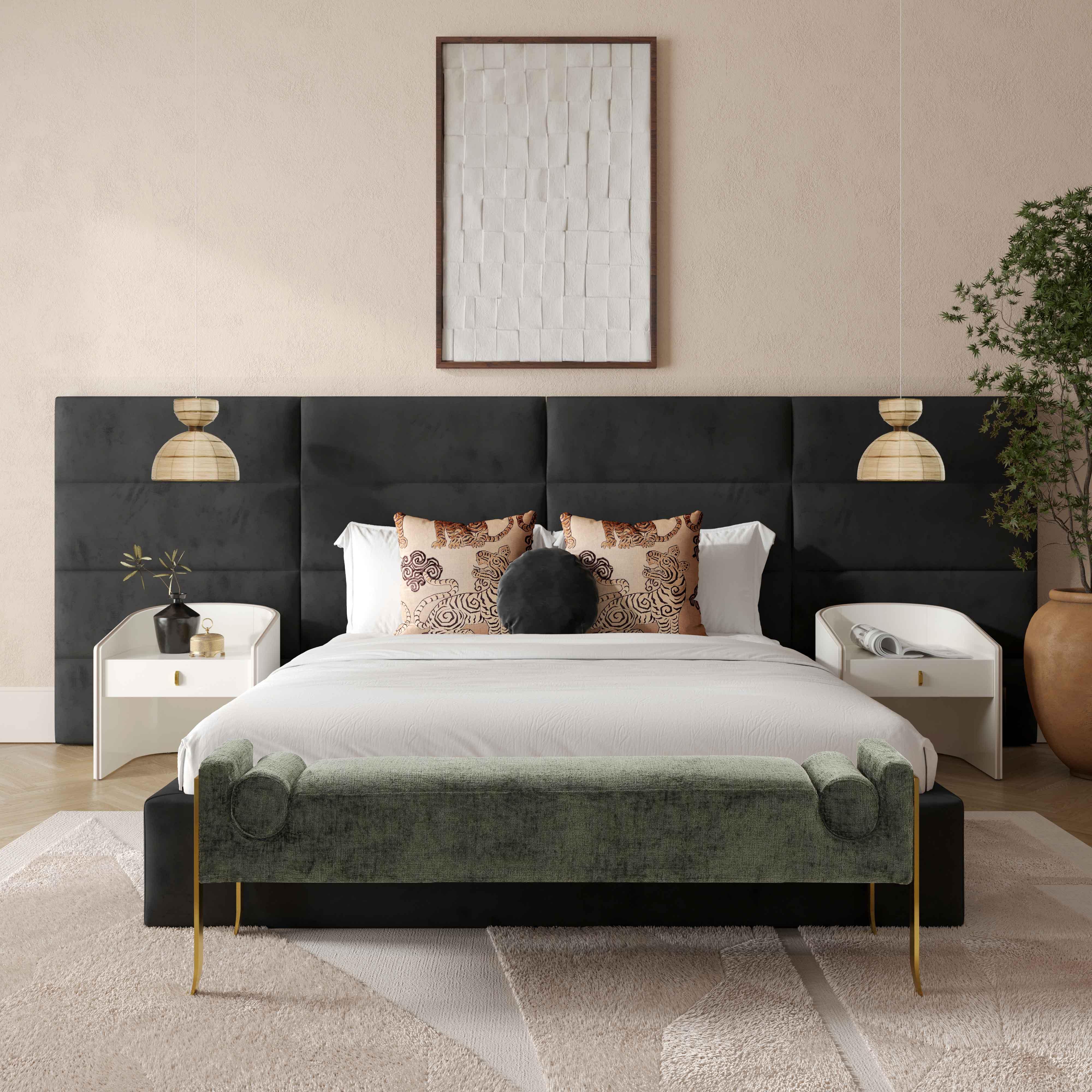 Eliana Performance Velvet Headboard Wings - Image 15