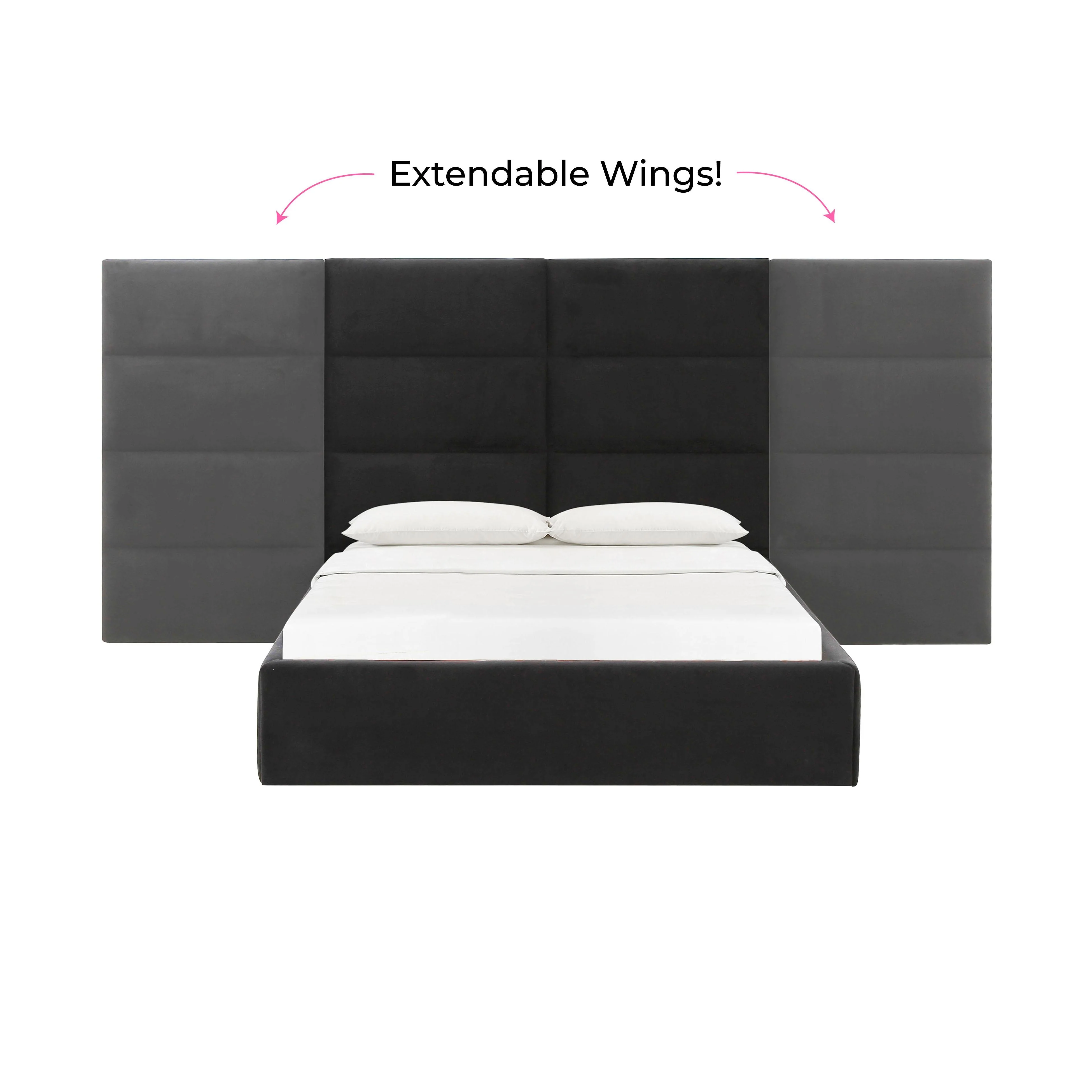 Eliana Performance Velvet Headboard Wings - Image 18