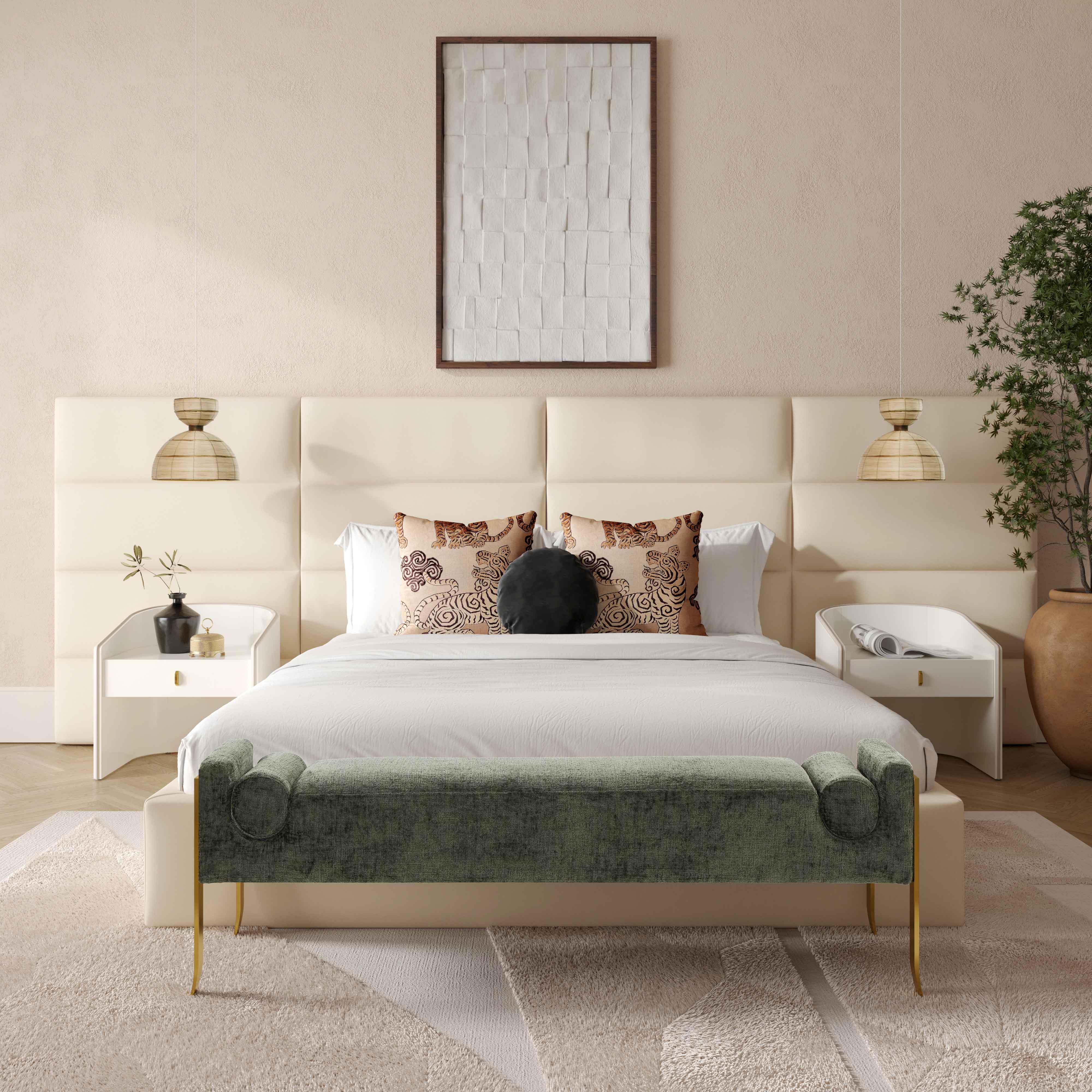 Eliana Performance Velvet Headboard Wings - Image 22
