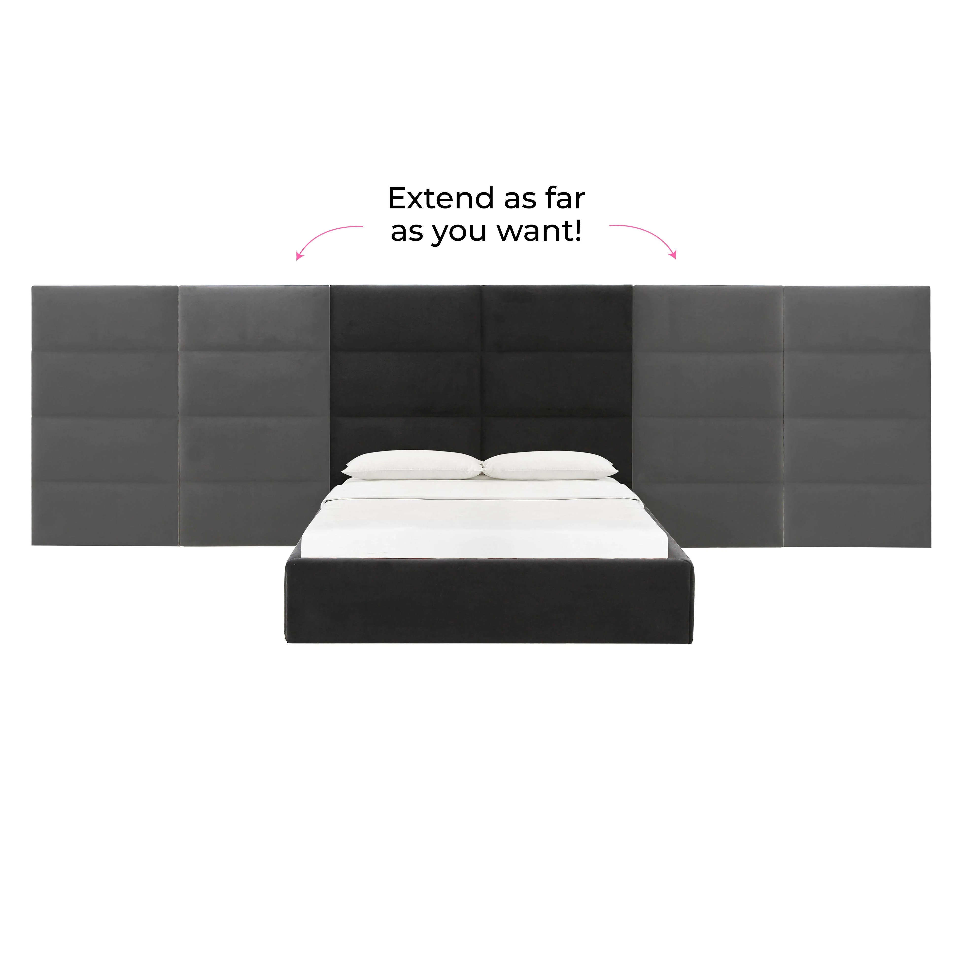 Eliana Performance Velvet Headboard Wings - Image 39