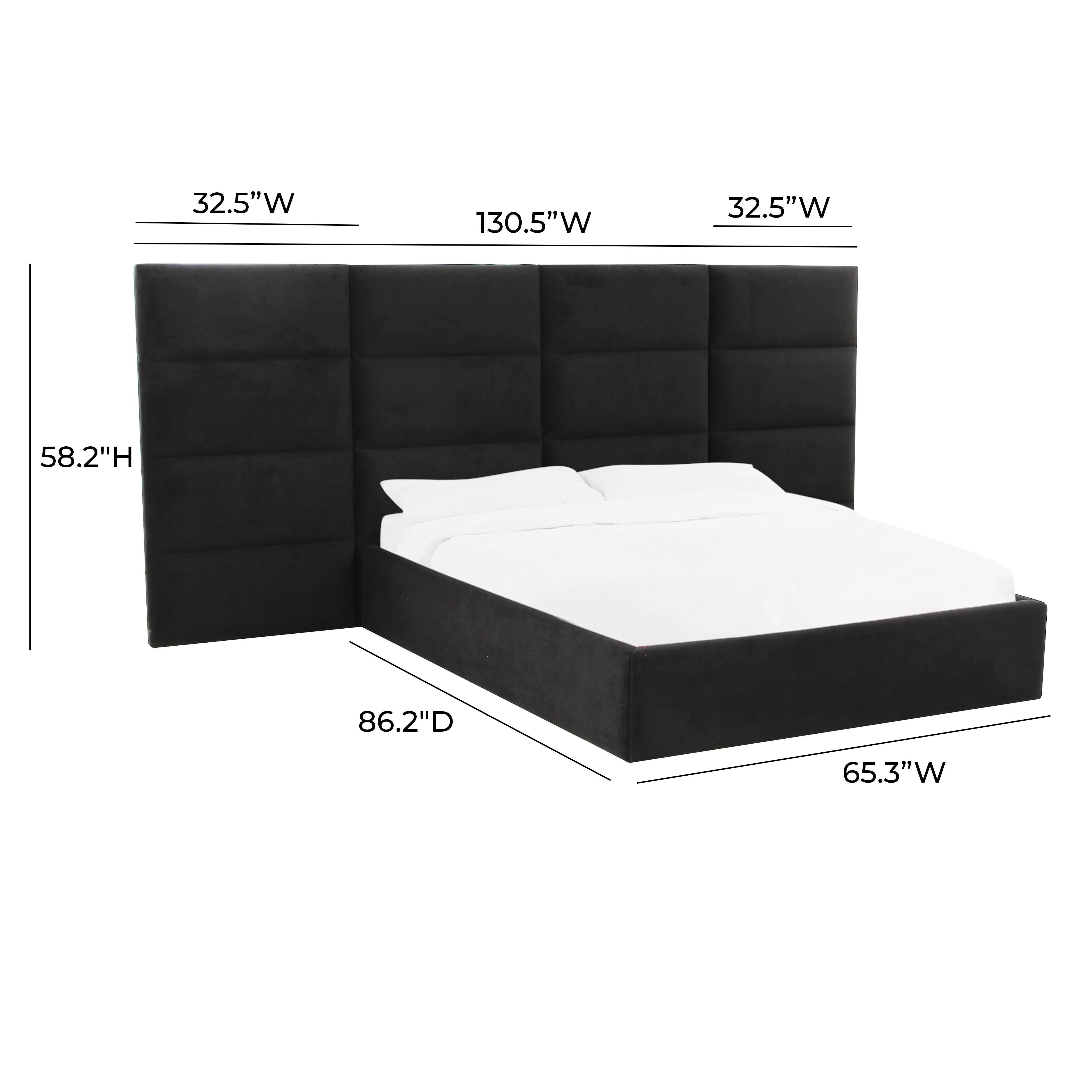 Eliana Performance Velvet Headboard Wings - Image 40