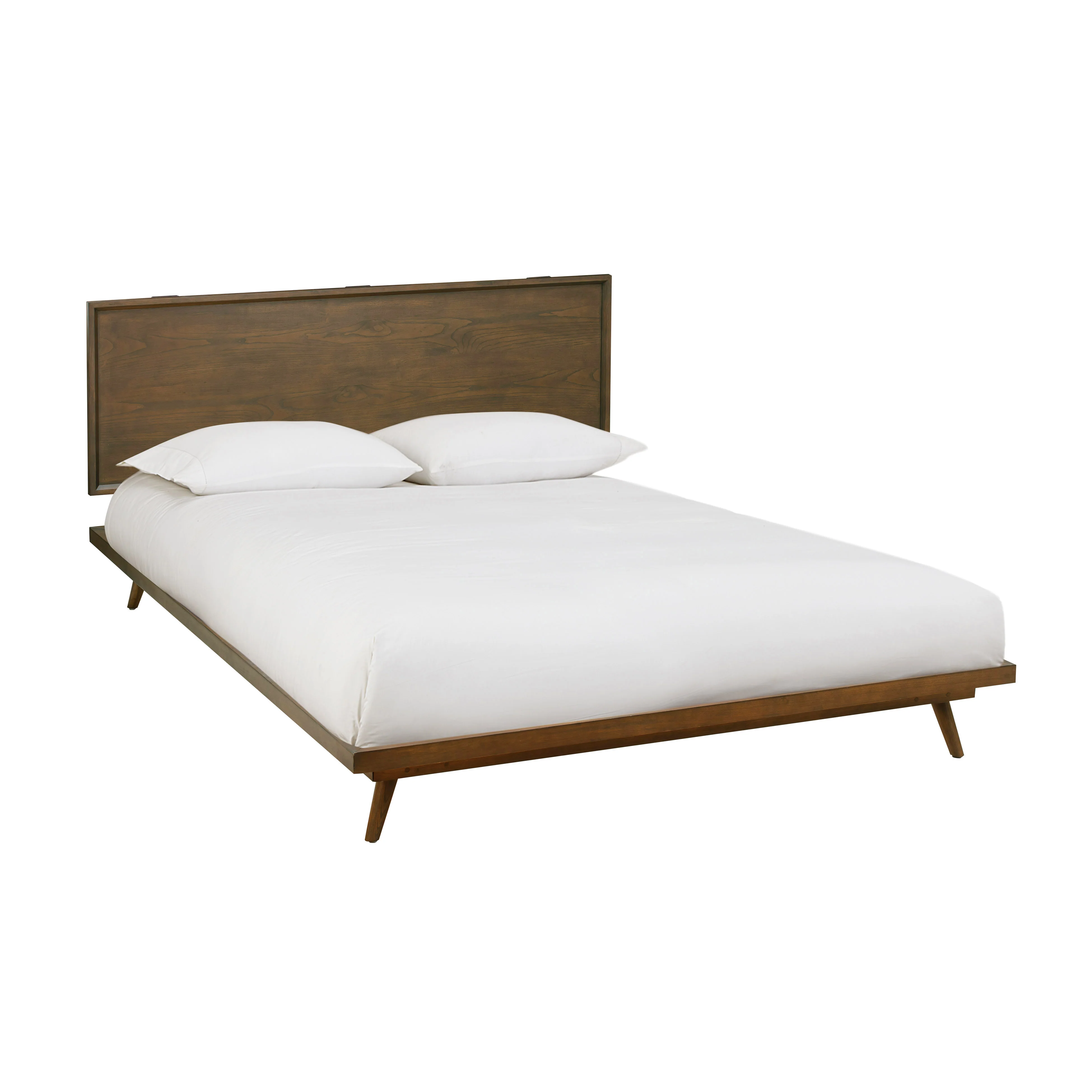 Emery Walnut Wood Platform Bed - Image 3