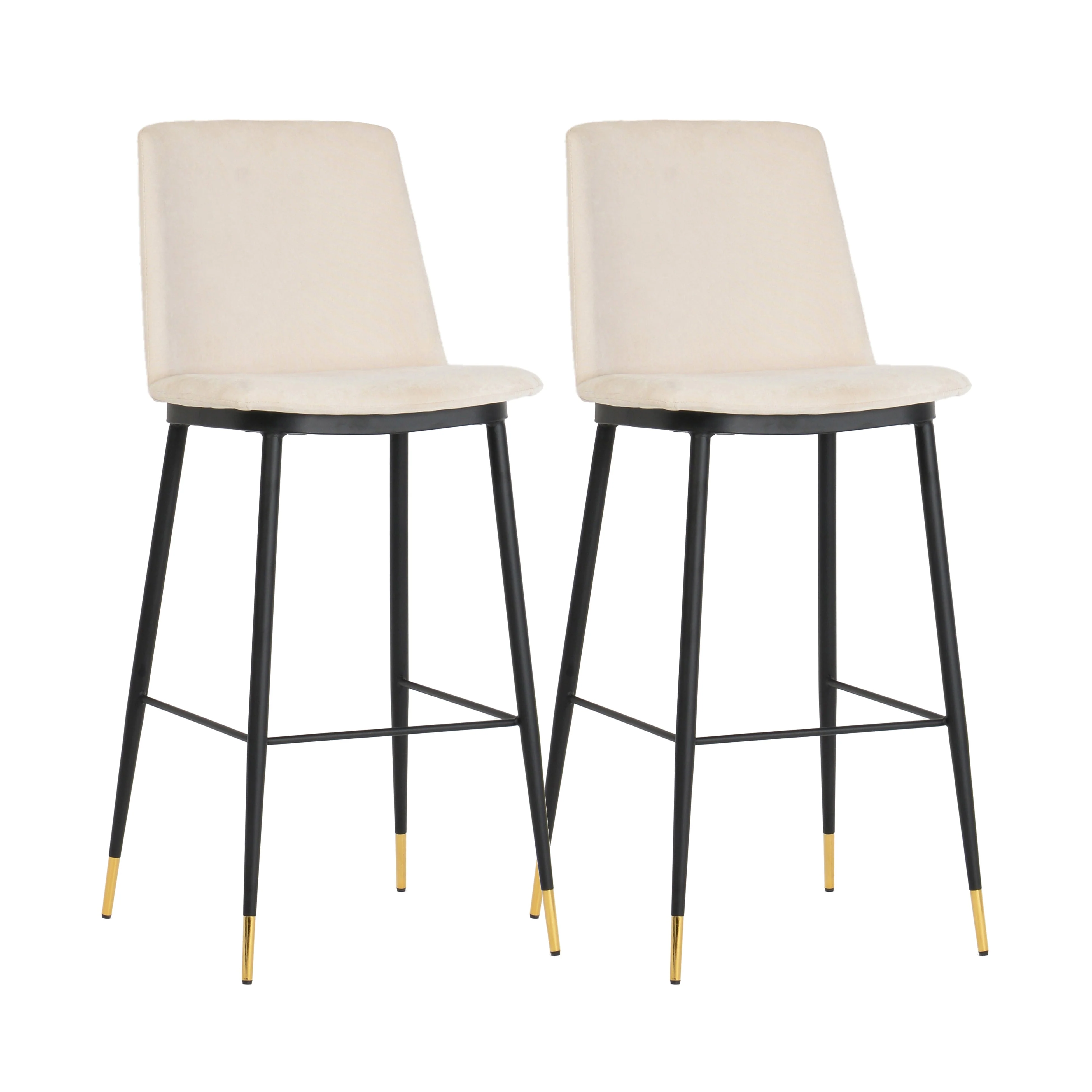 Evora Velvet Counter Stool - Set of 2 - Image 19