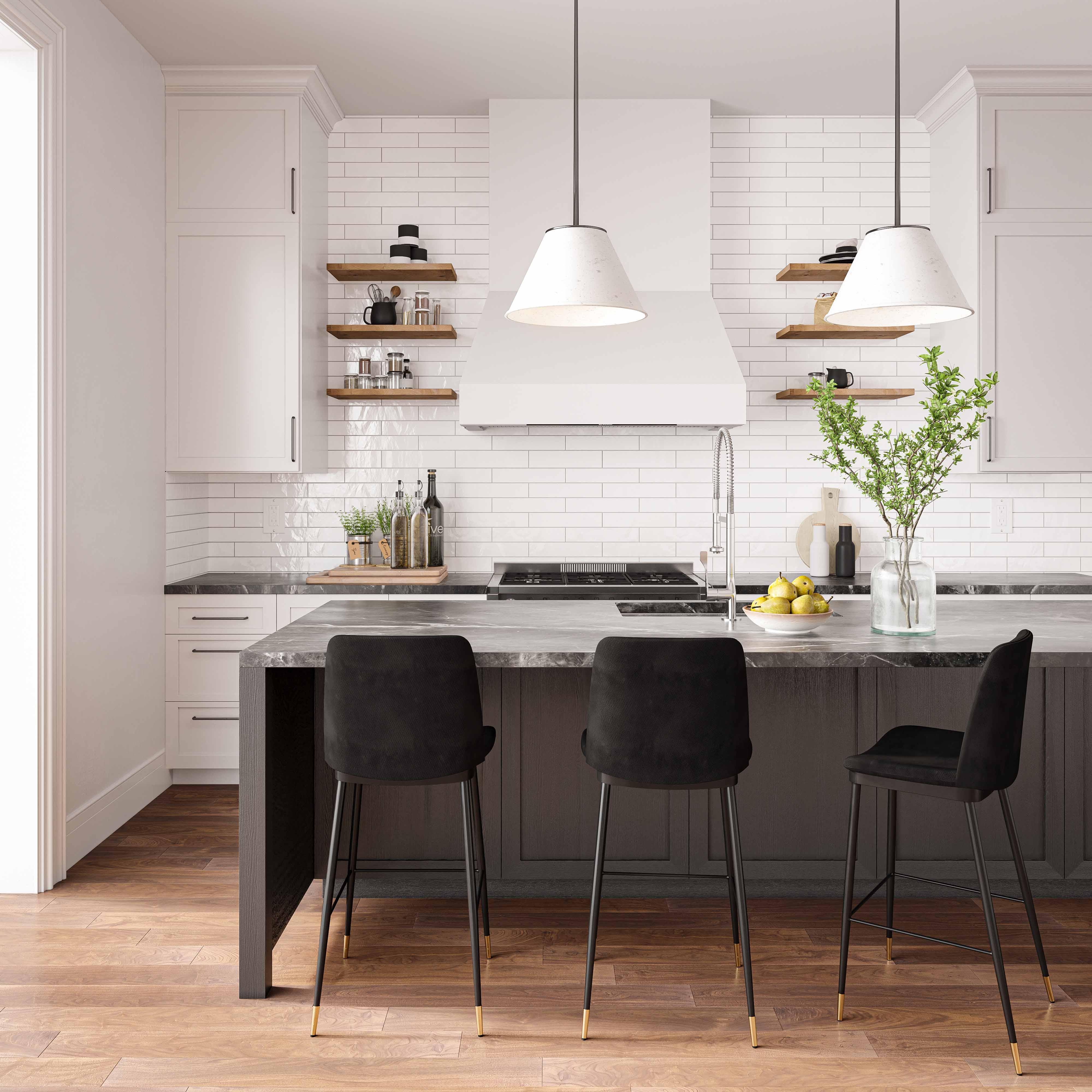 Evora Velvet Counter Stool - Set of 2 - Image 29