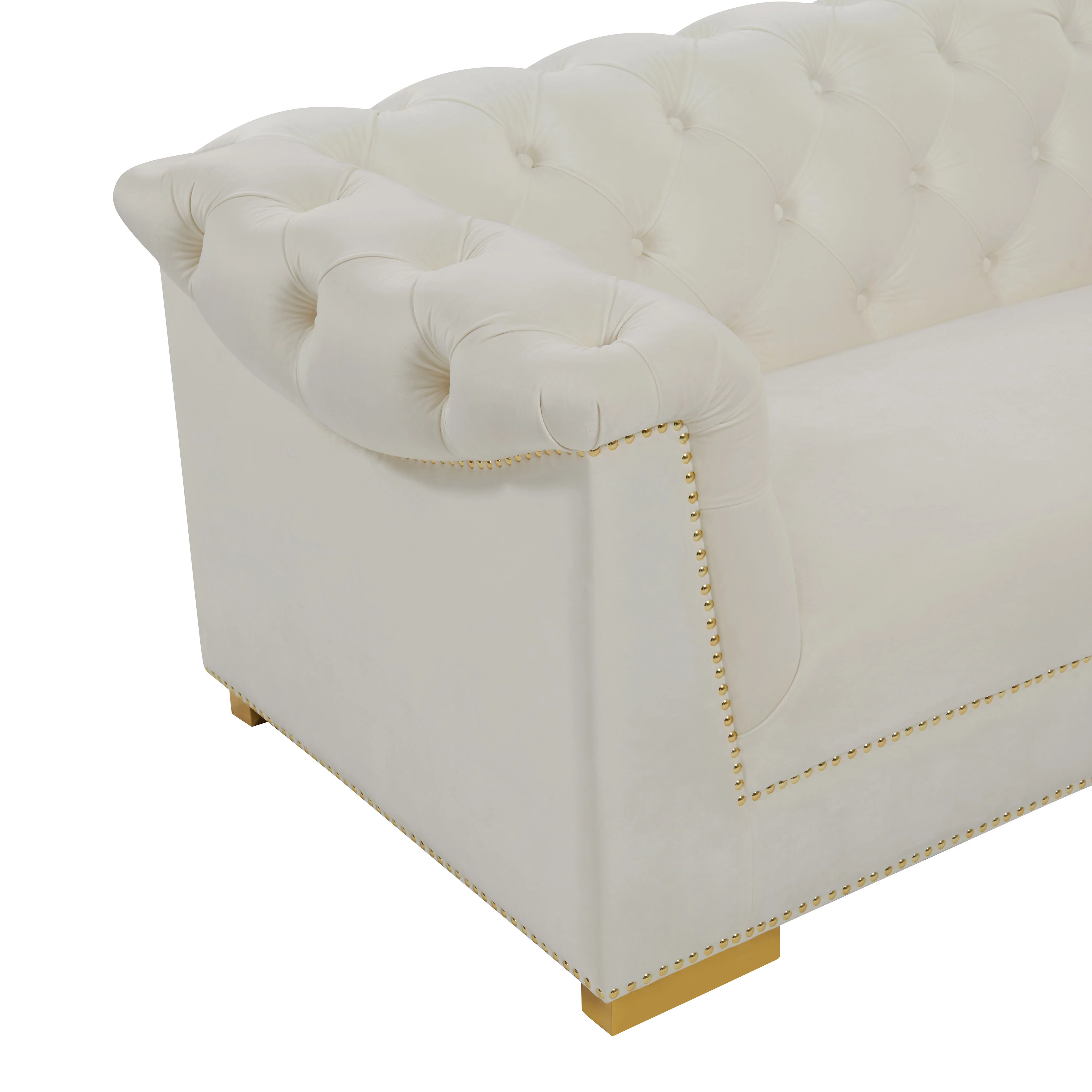 Farah 91" Performance Velvet Sofa - Image 5