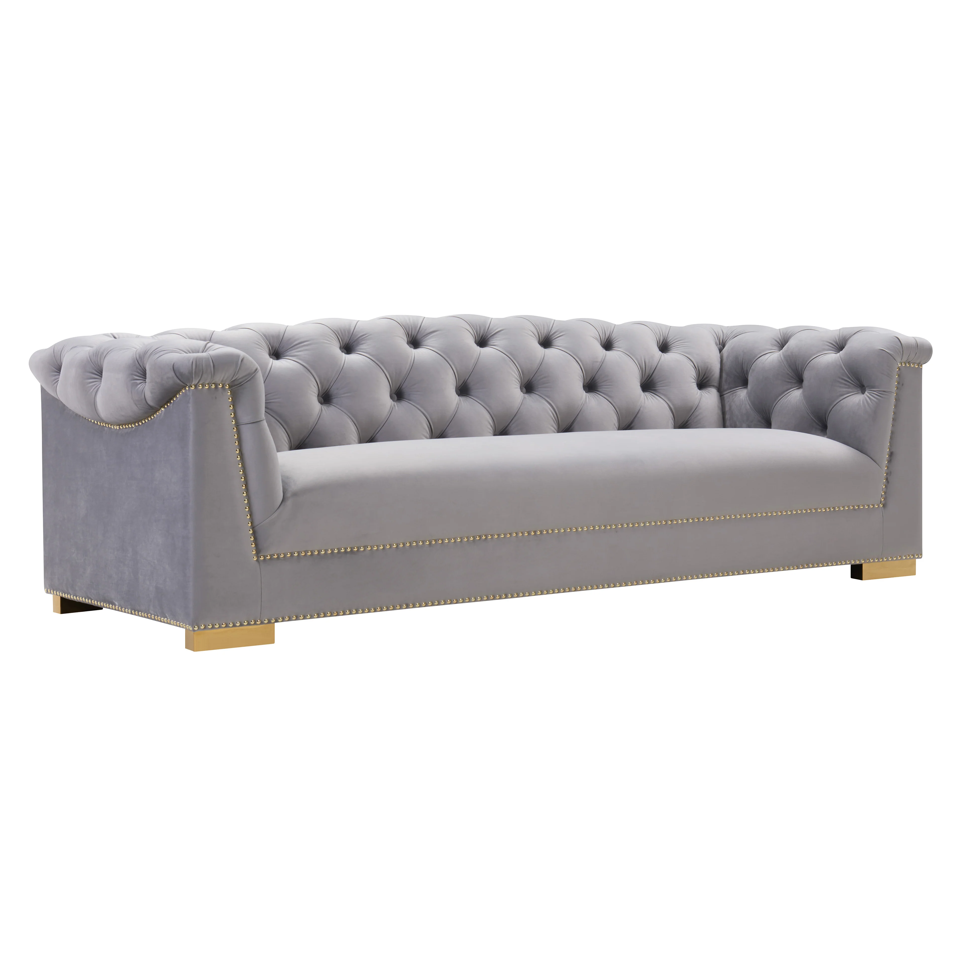 Farah 91" Performance Velvet Sofa - Image 8