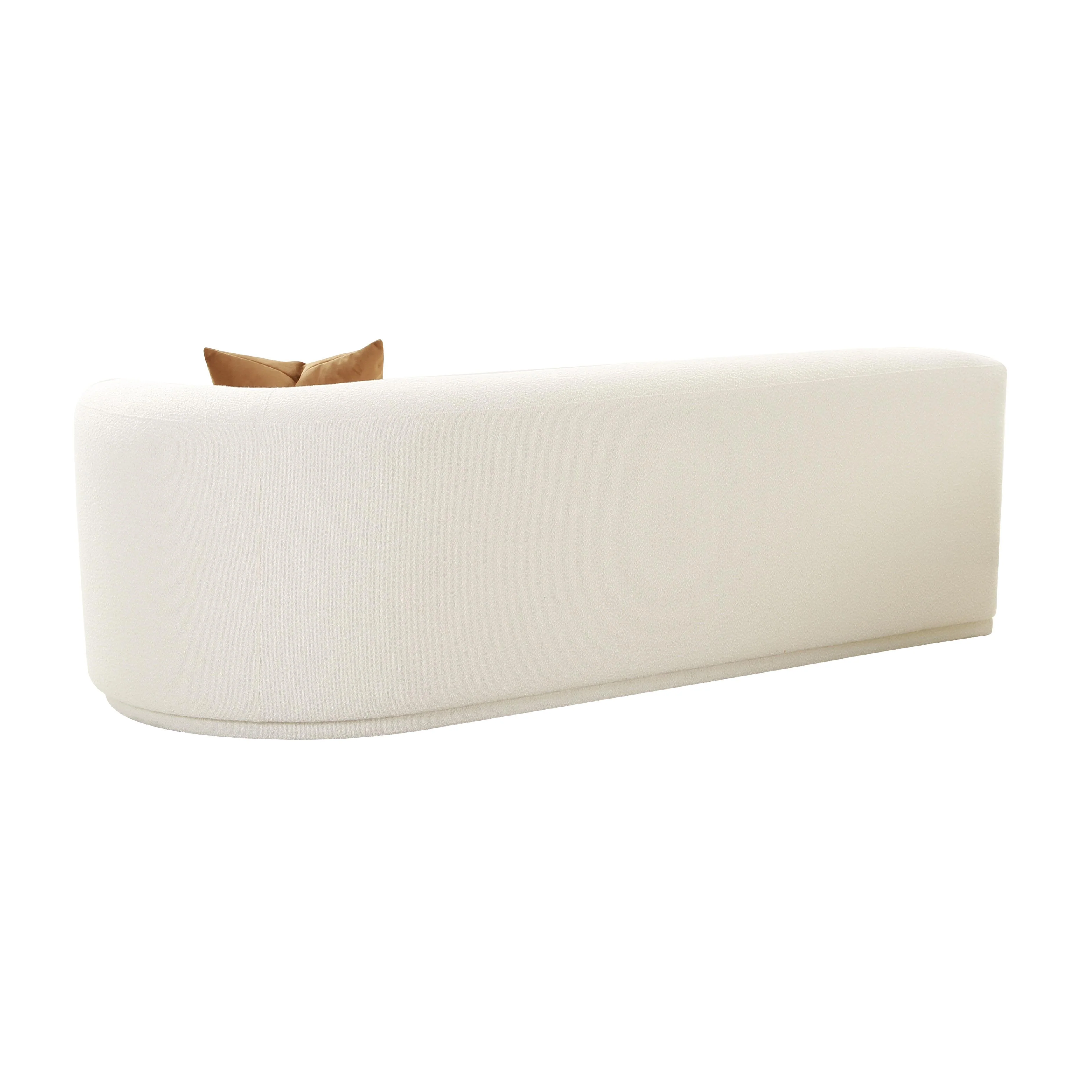 Fickle 82.5" Cream Performance Boucle Modular Loveseat - Image 11