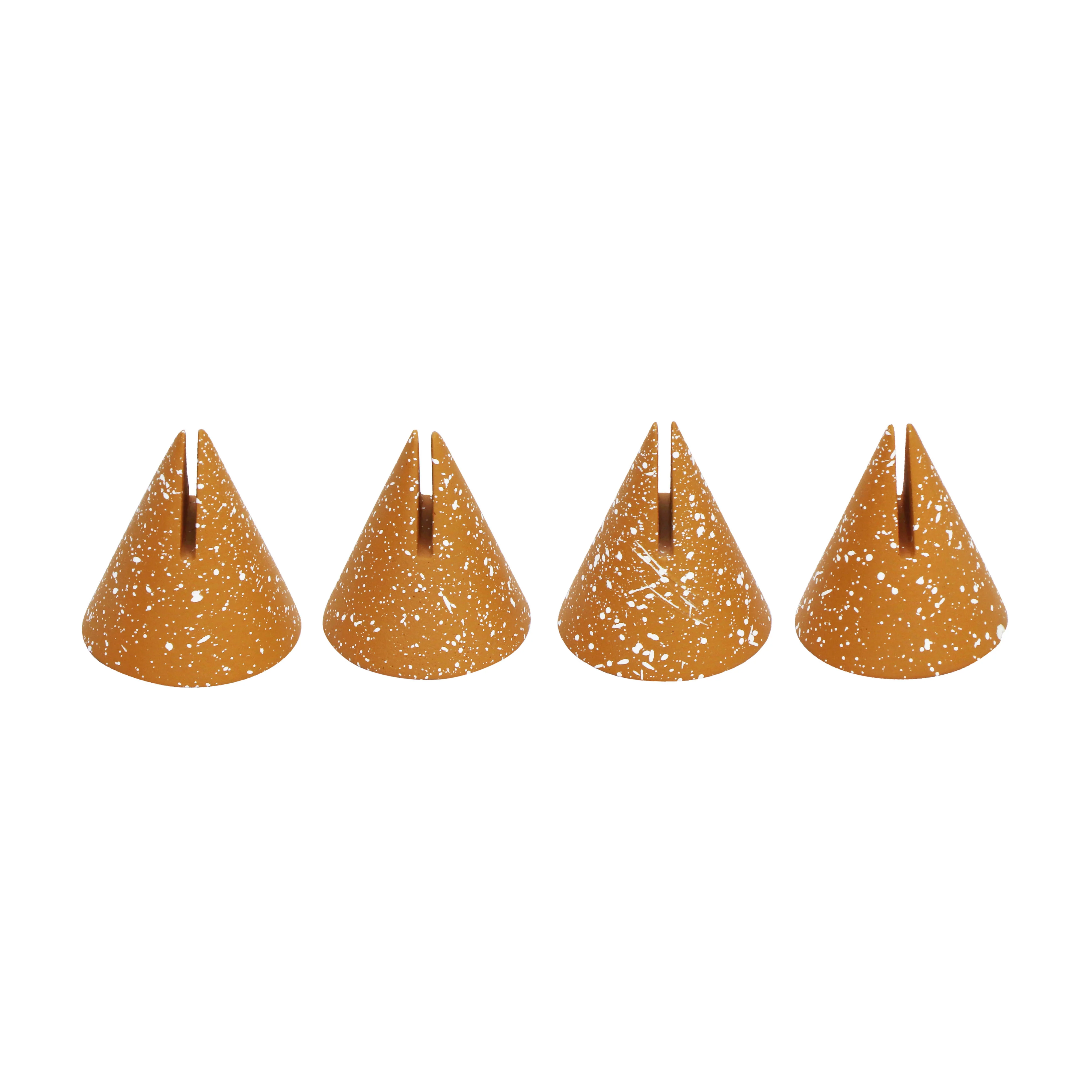 Gabby Speckled Cone Card Holder - Set of 4 - Image 6
